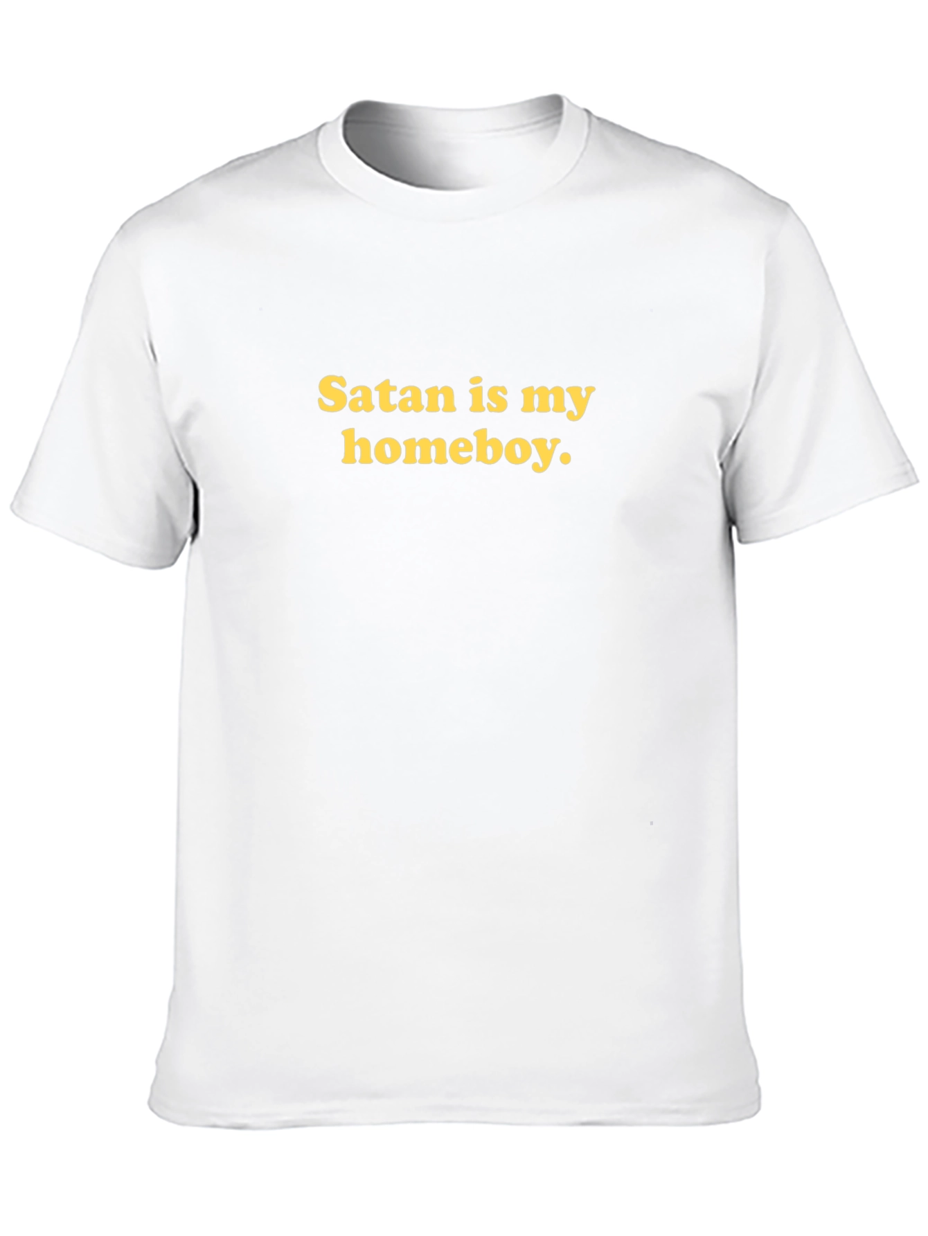 Satan is My Homeboy T-Shirt - Black Graphic Tee