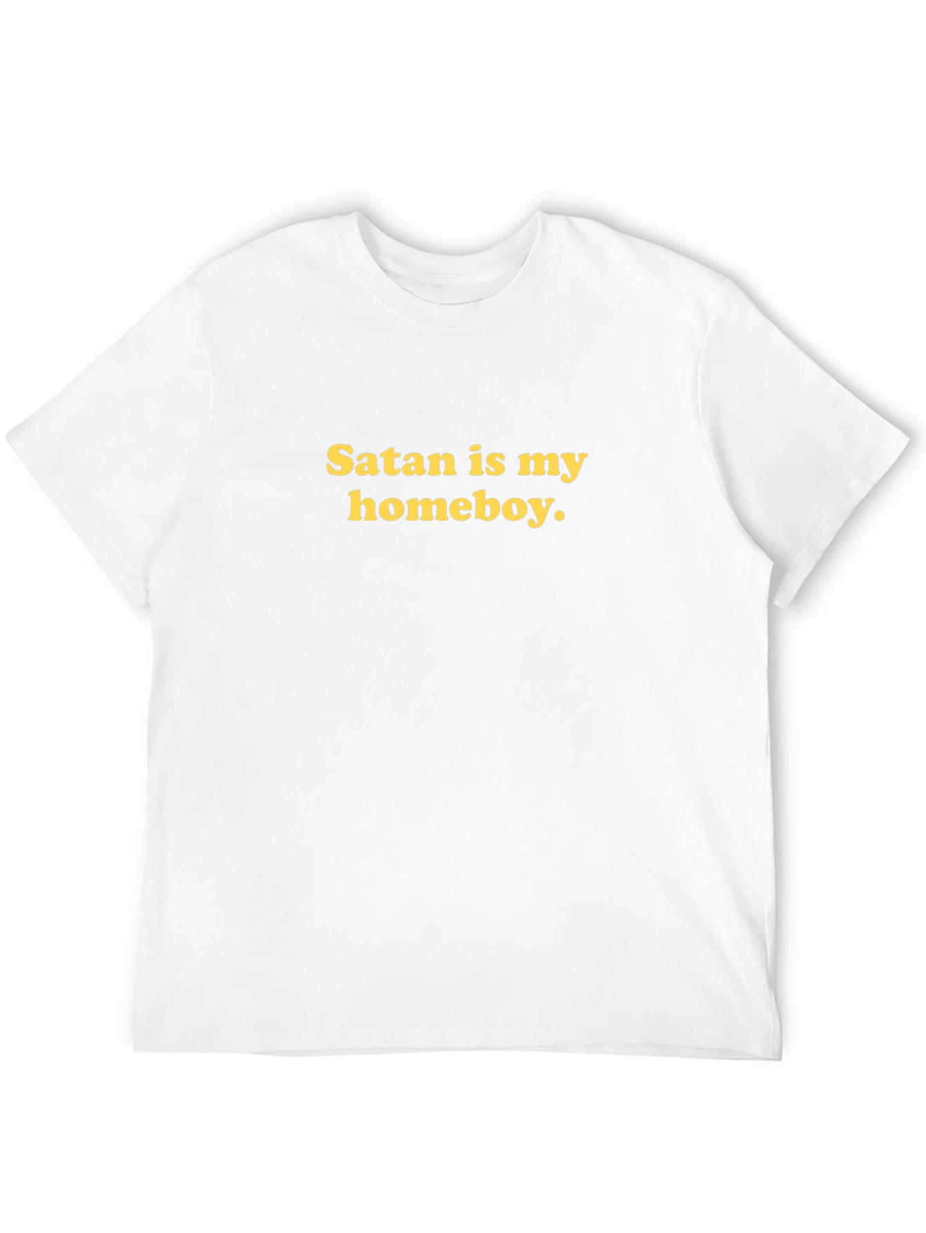 Satan is My Homeboy T-Shirt - Black Graphic Tee
