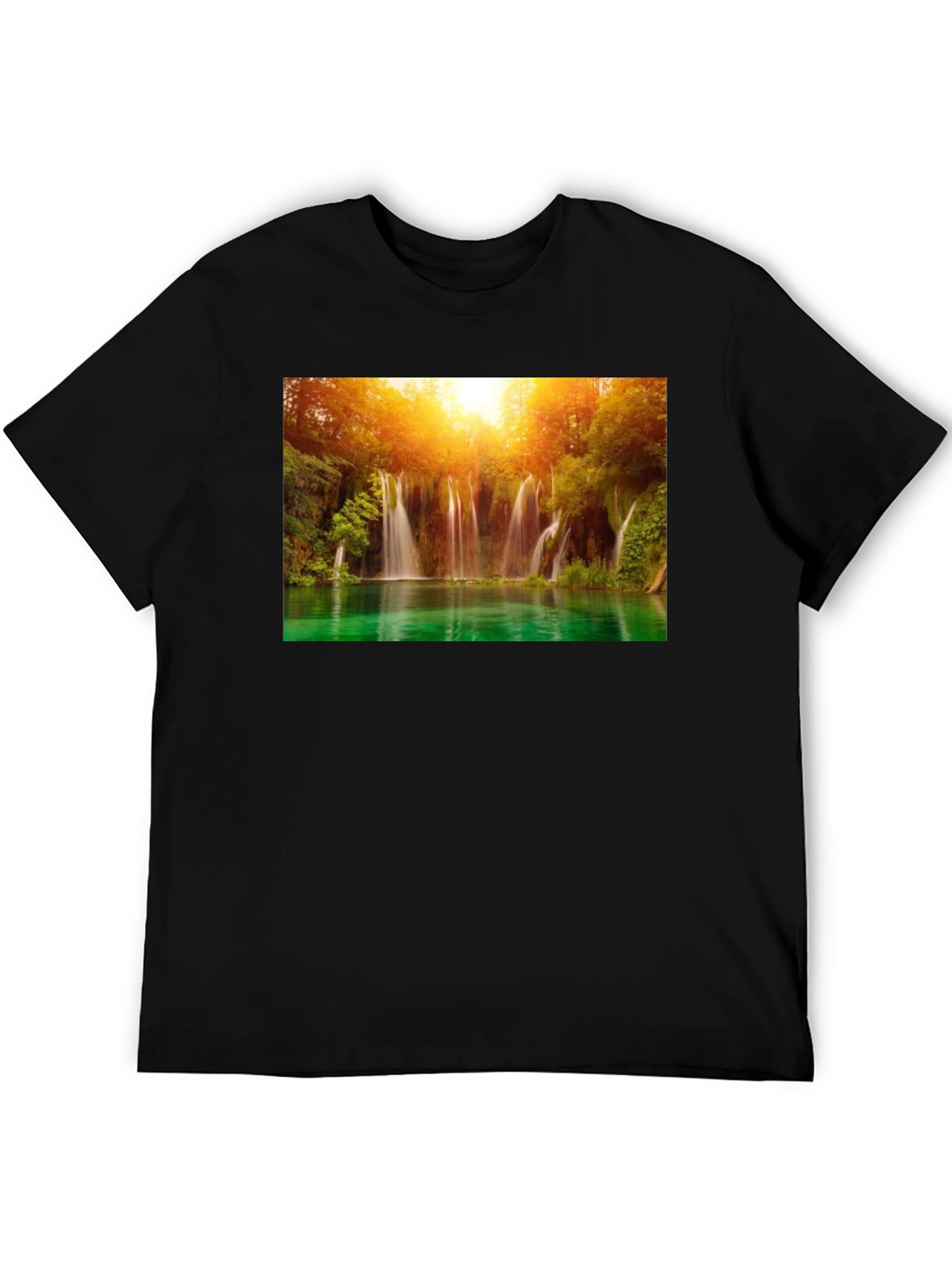 Waterfall Graphic T-Shirt - Nature Lover Tee
