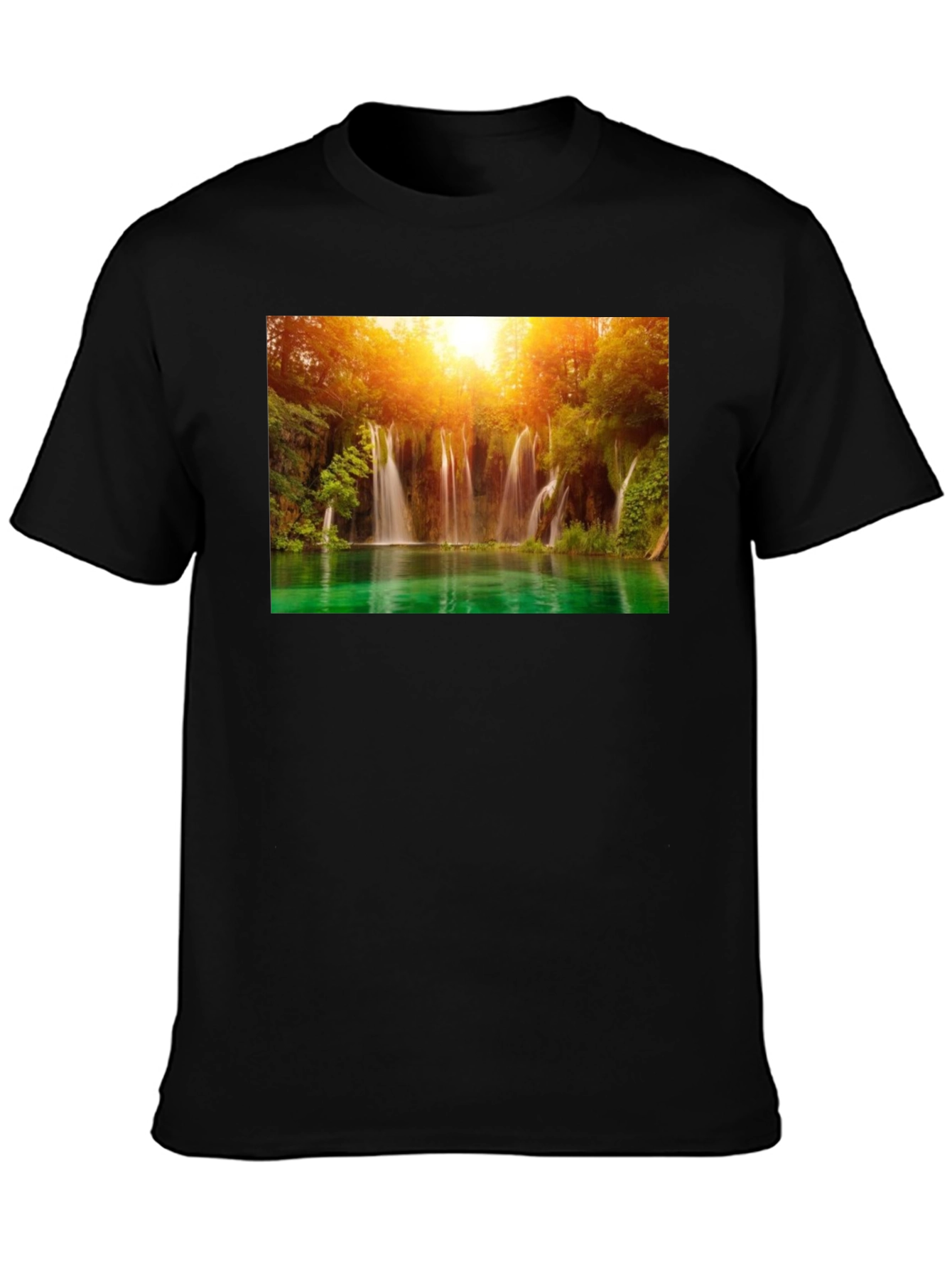 Waterfall Graphic T-Shirt - Nature Lover Tee