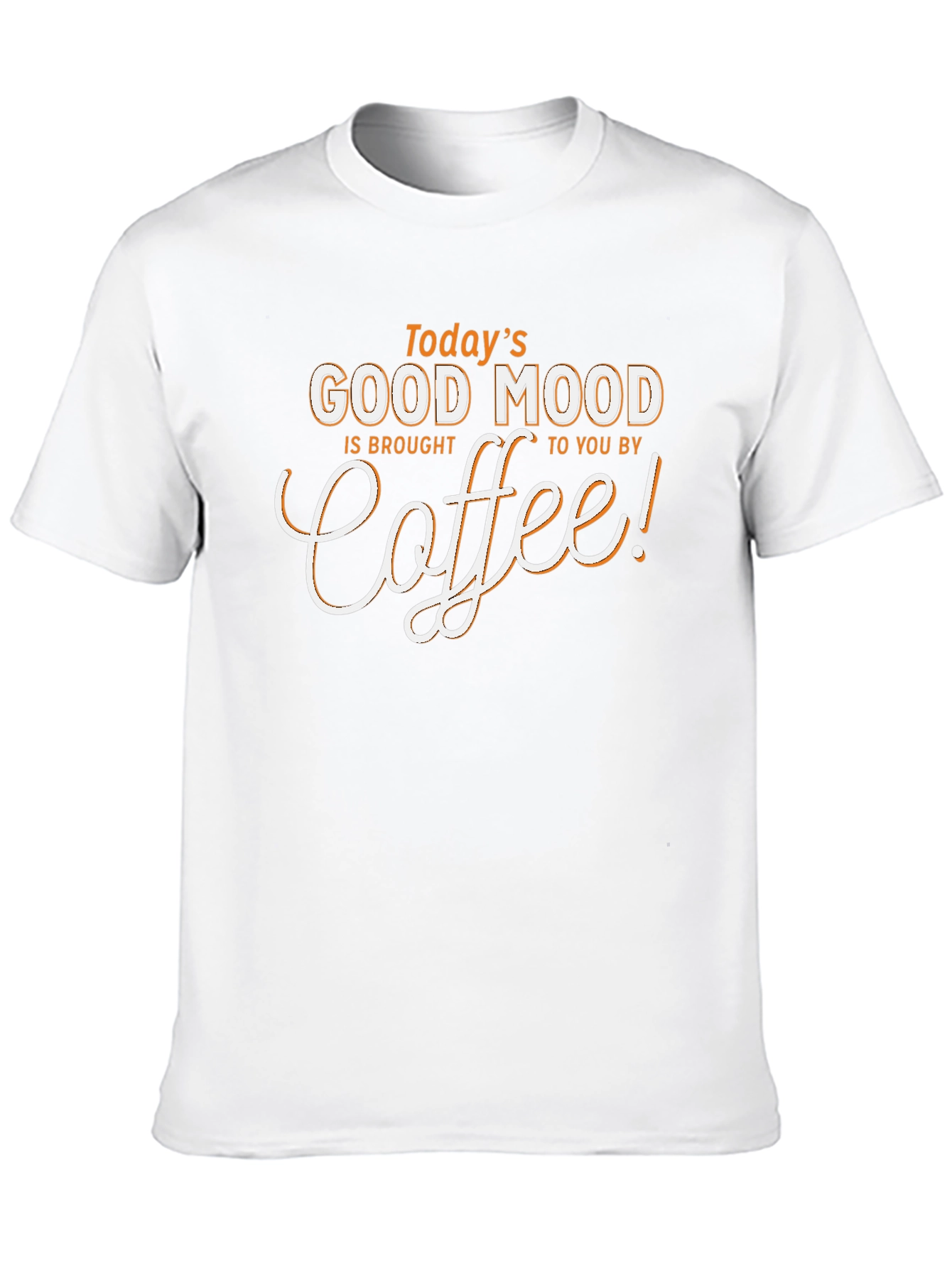 Todays Good Mood Coffee T-Shirt - Unisex Black Tee