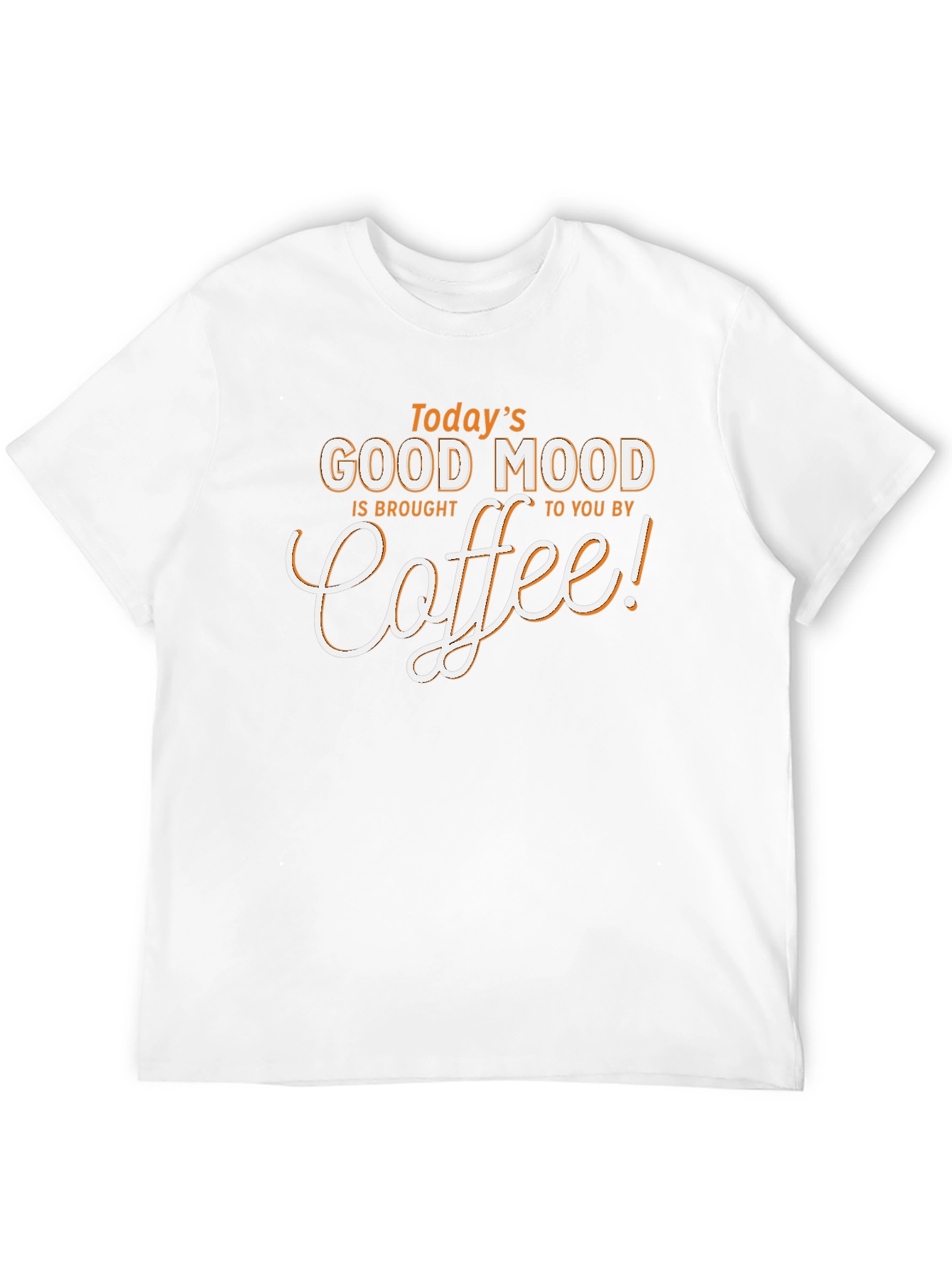 Todays Good Mood Coffee T-Shirt - Unisex Black Tee