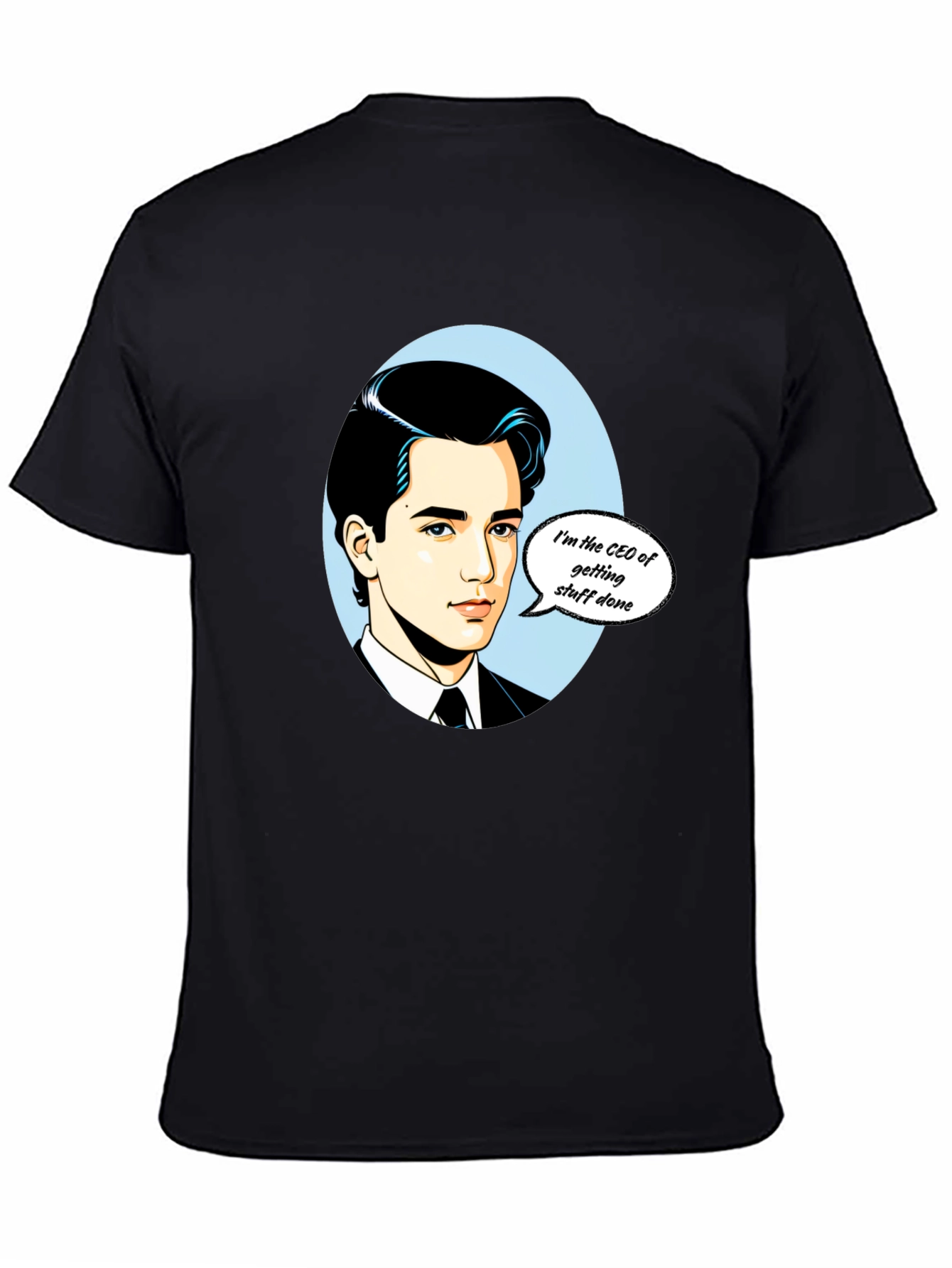 CEO Getting Stuff Done T-Shirt - Black Graphic Tee