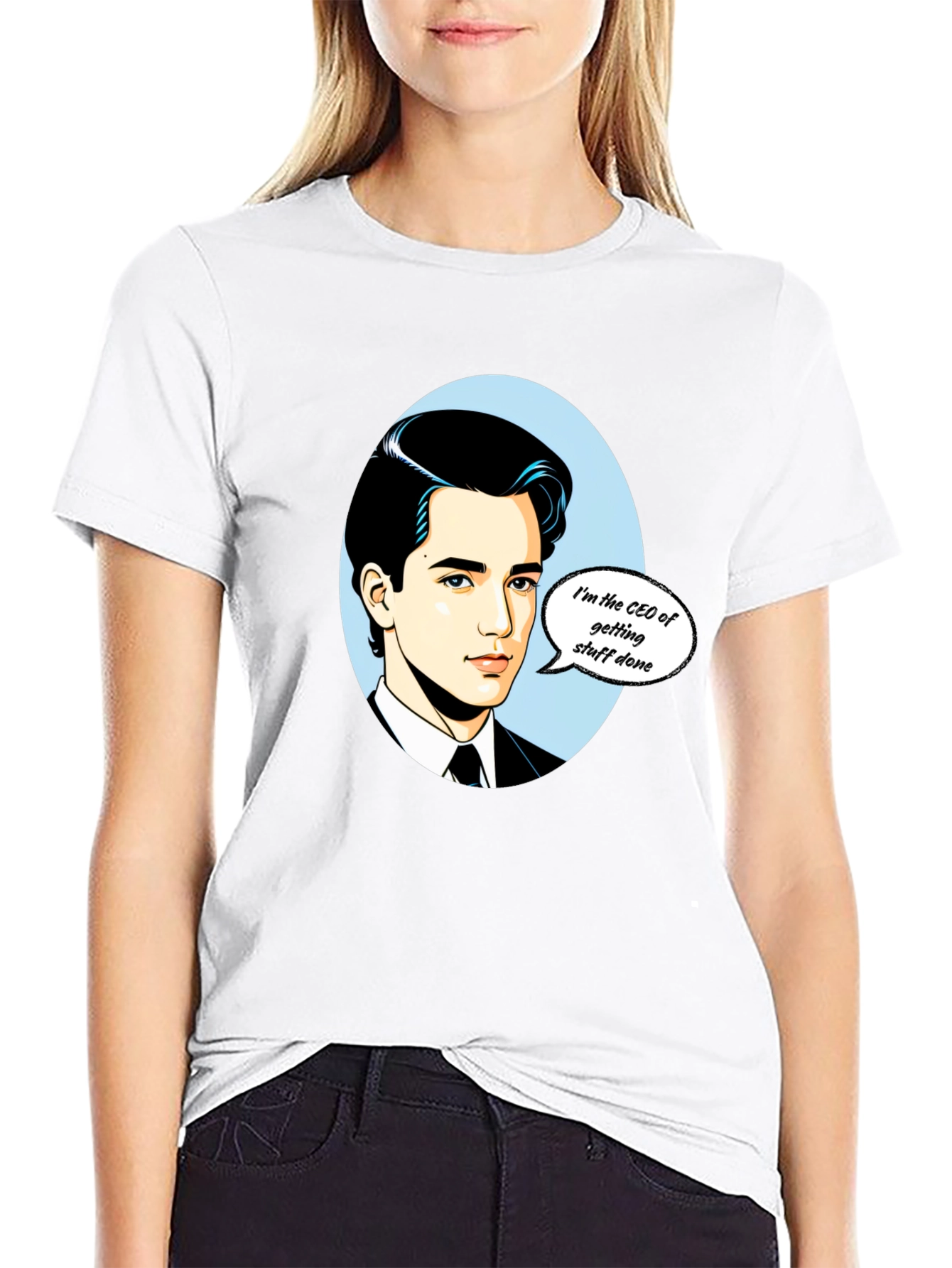CEO Getting Stuff Done T-Shirt - Black Graphic Tee