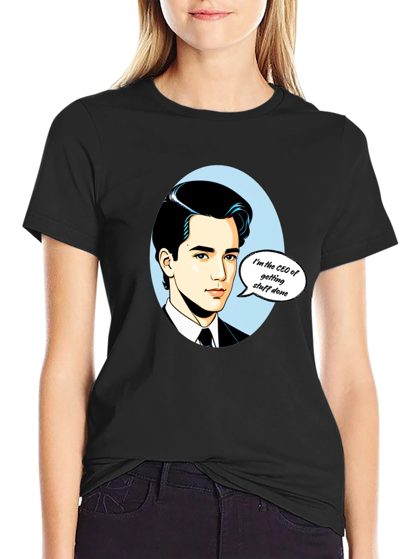 CEO Getting Stuff Done T-Shirt - Black Graphic Tee