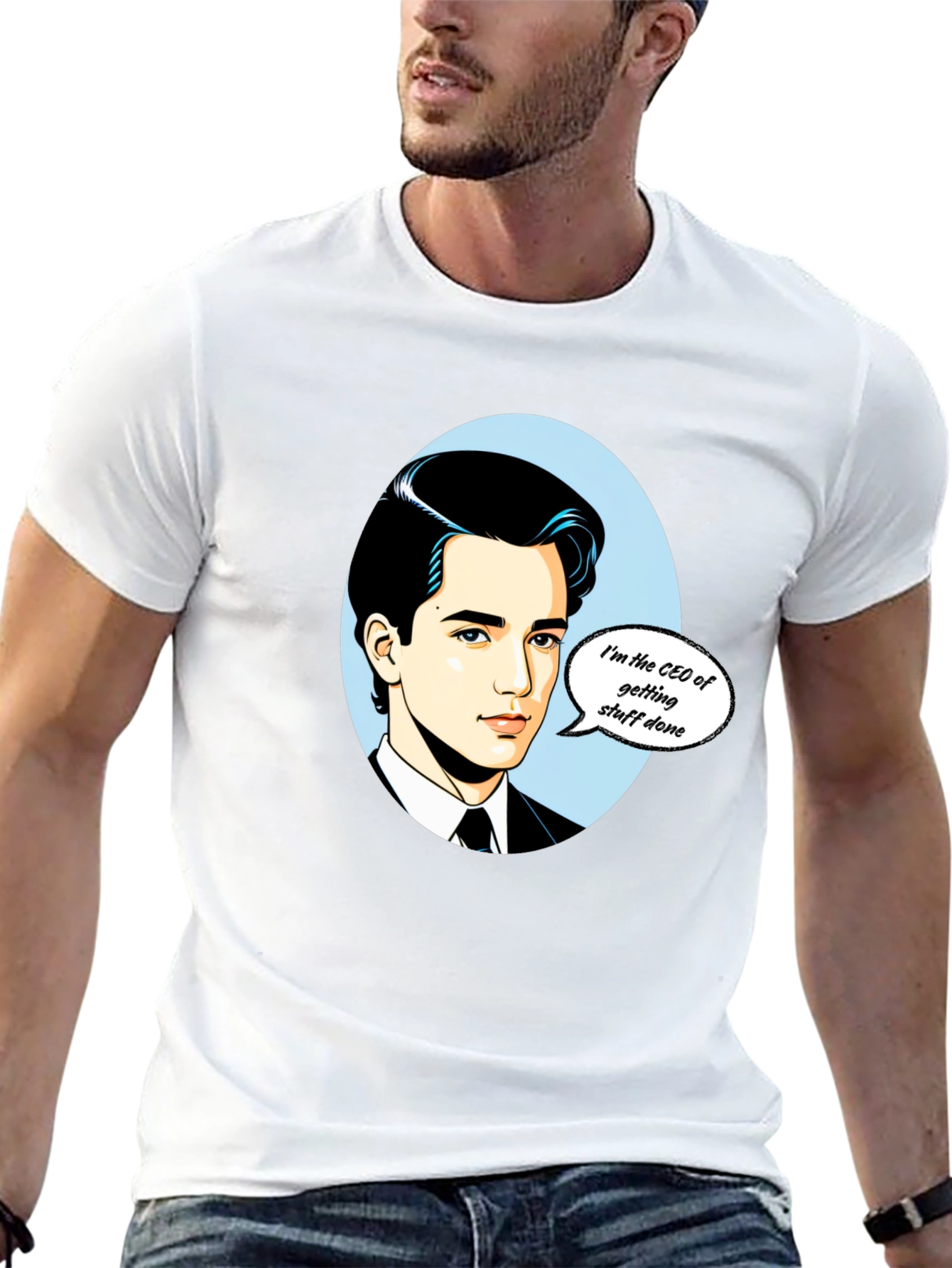 CEO Getting Stuff Done T-Shirt - Black Graphic Tee