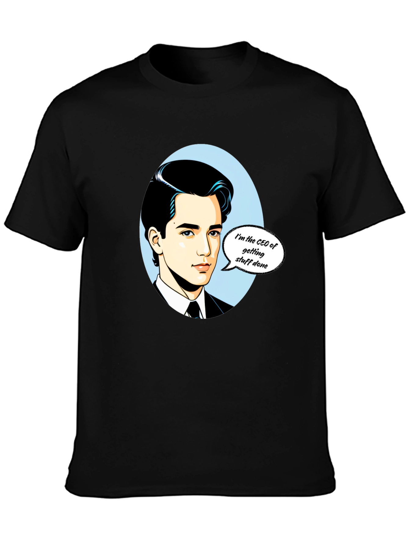 CEO Getting Stuff Done T-Shirt - Black Graphic Tee