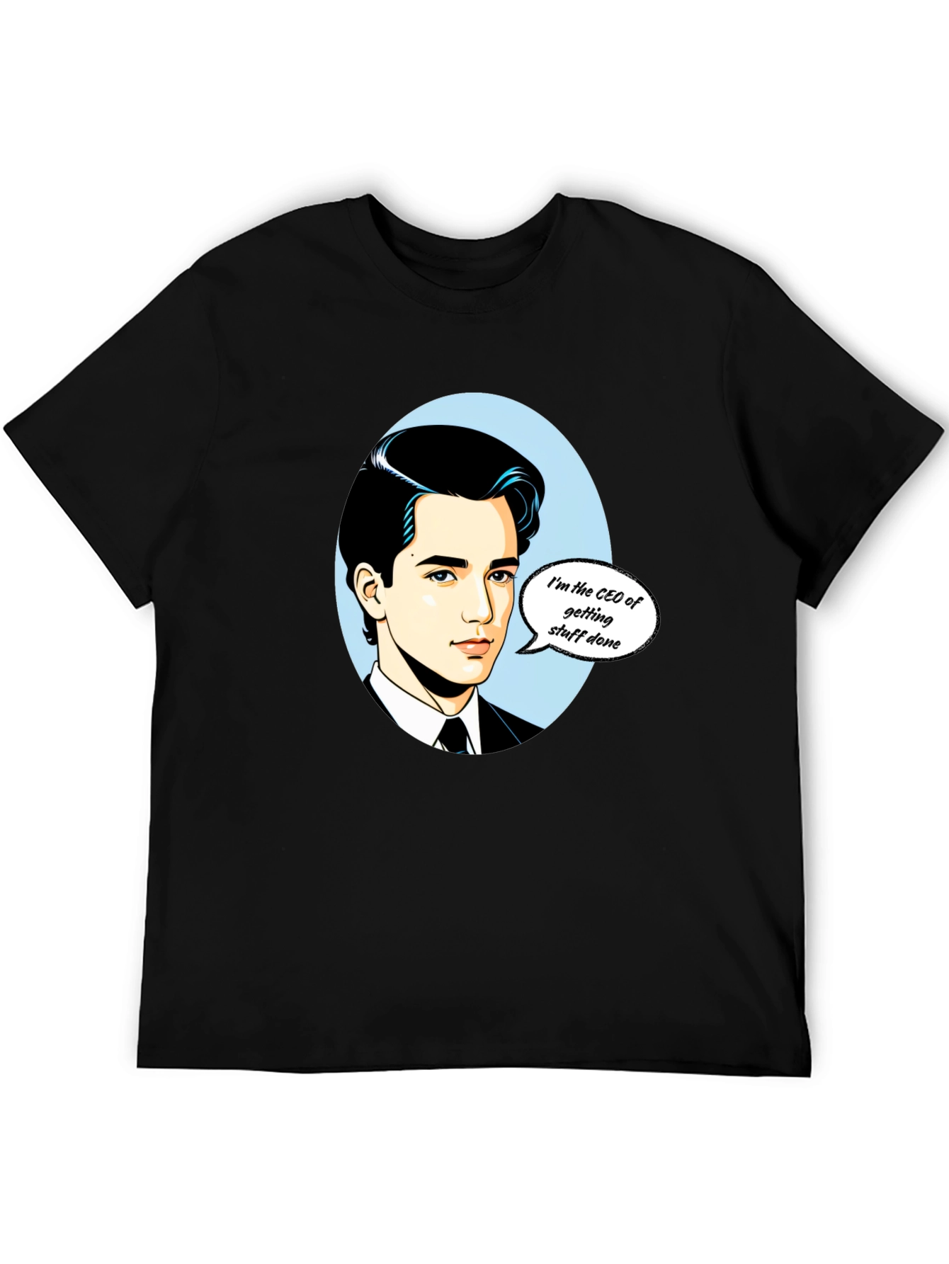 CEO Getting Stuff Done T-Shirt - Black Graphic Tee