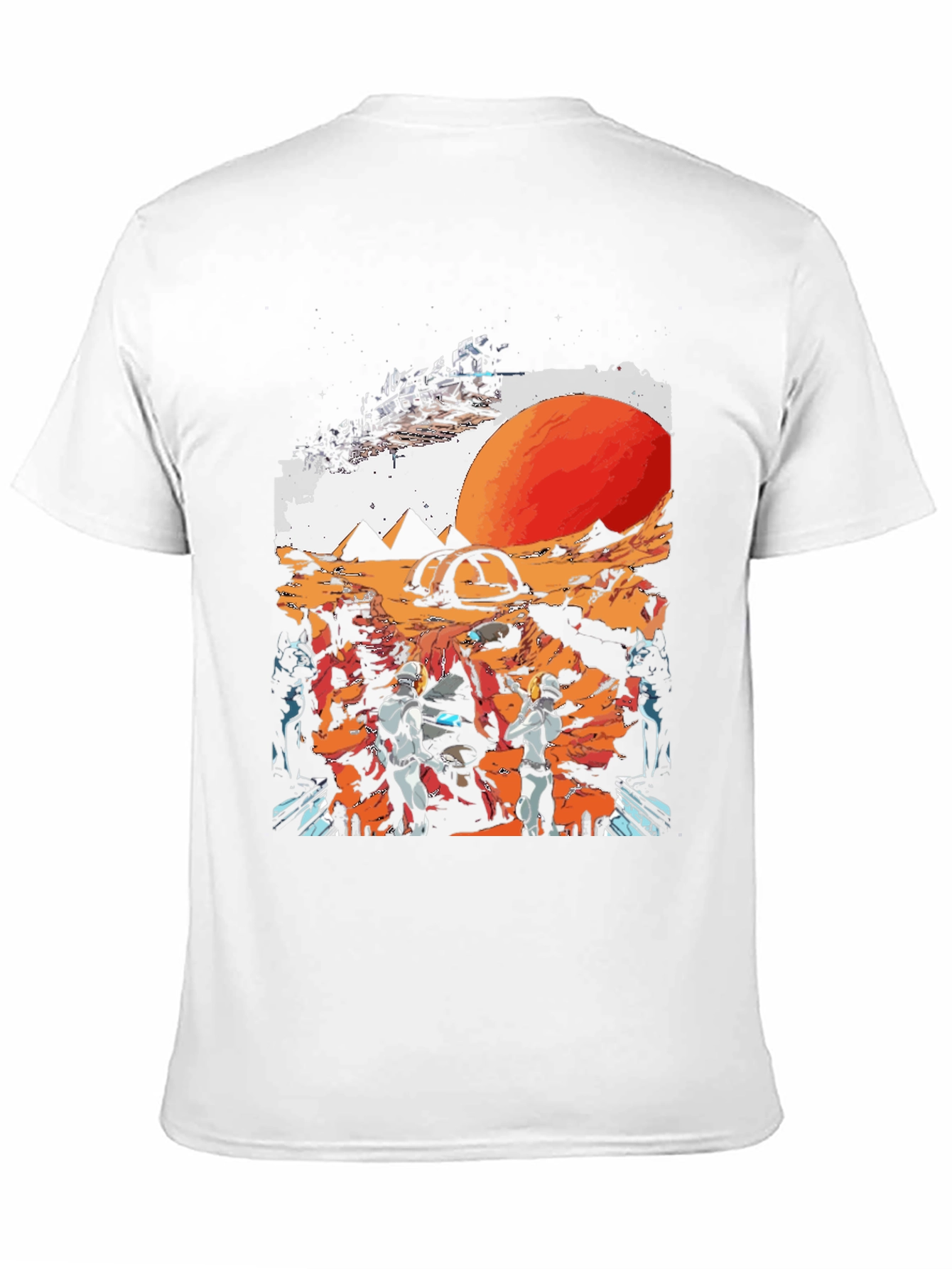 Sci-Fi Martian Adventure Graphic Tee