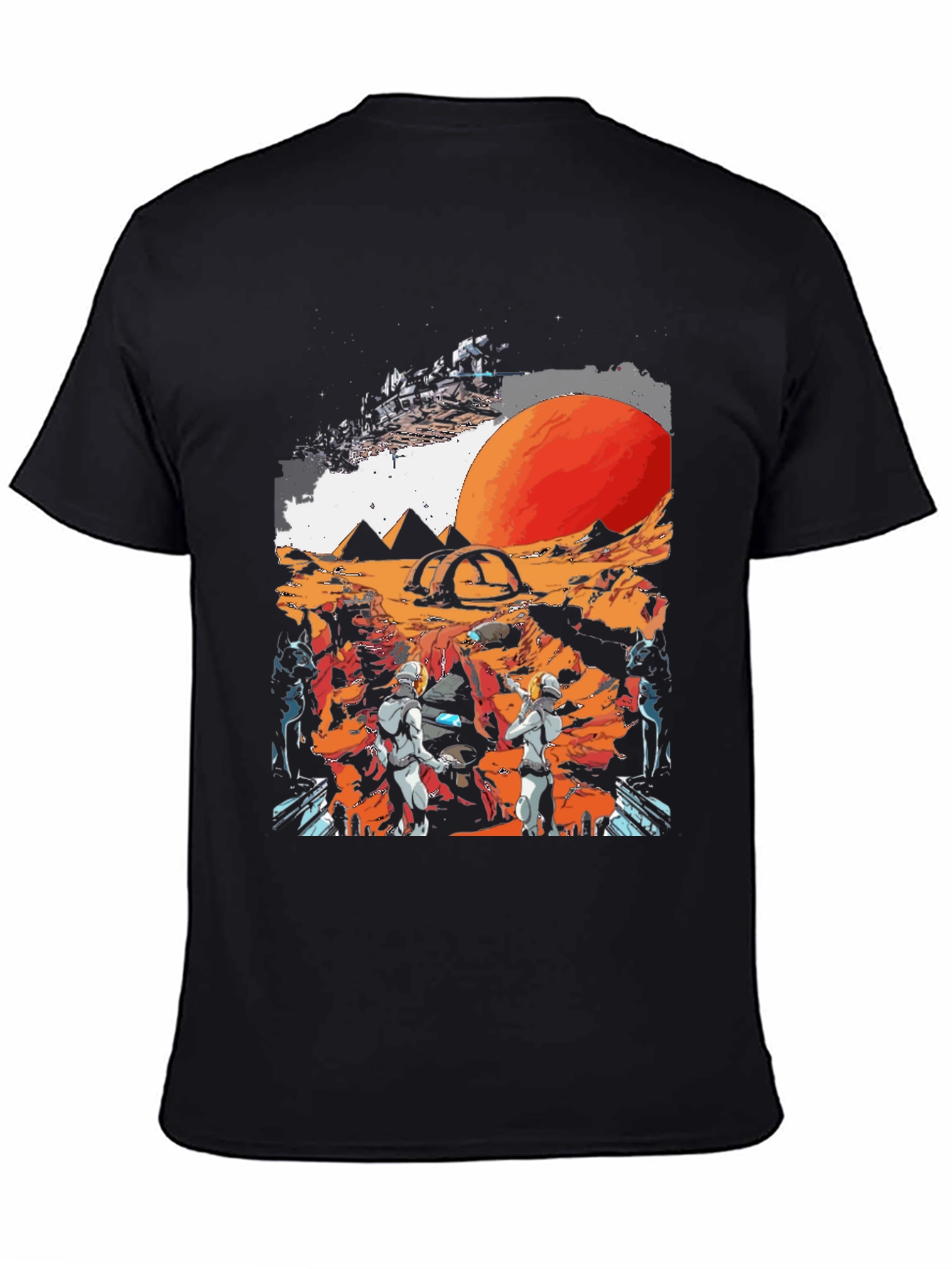 Sci-Fi Martian Adventure Graphic Tee