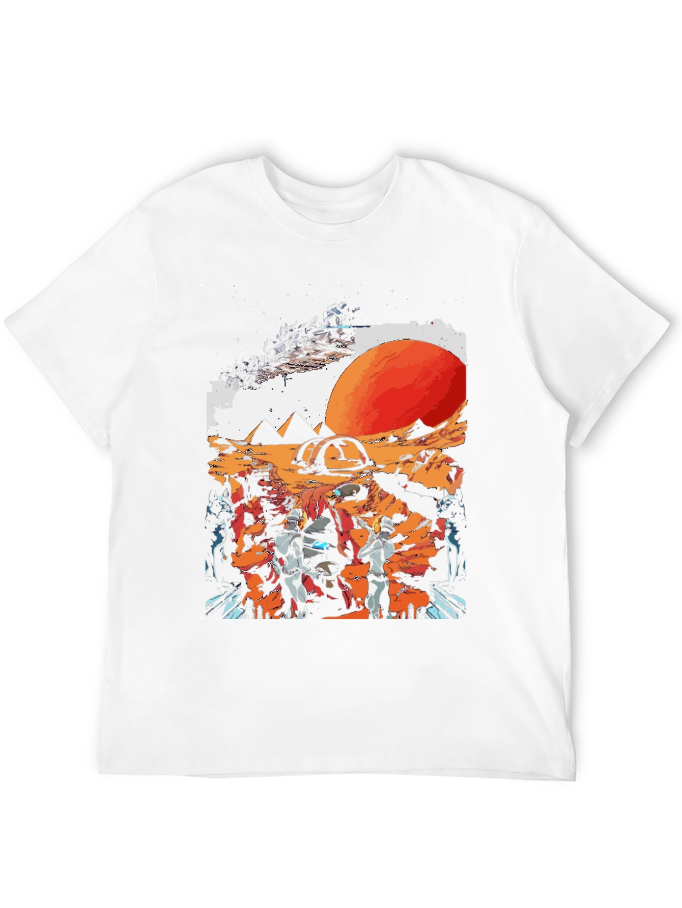 Sci-Fi Martian Adventure Graphic Tee