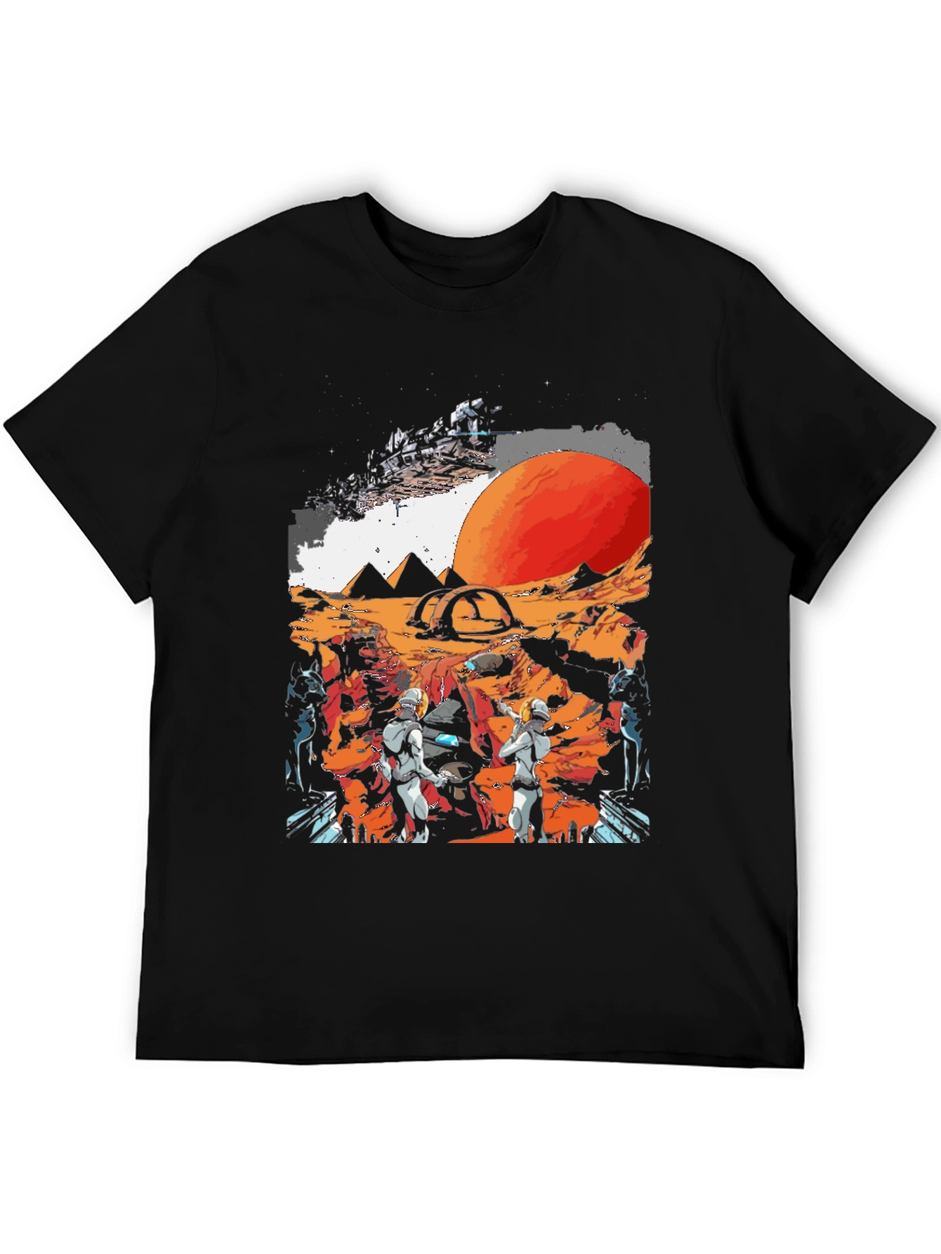 Sci-Fi Martian Adventure Graphic Tee