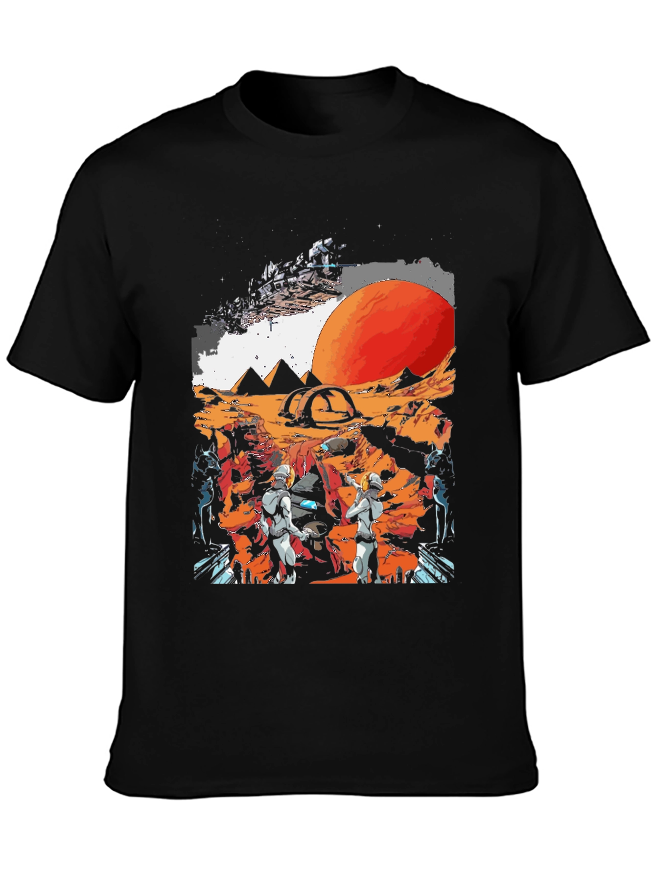 Sci-Fi Martian Adventure Graphic Tee