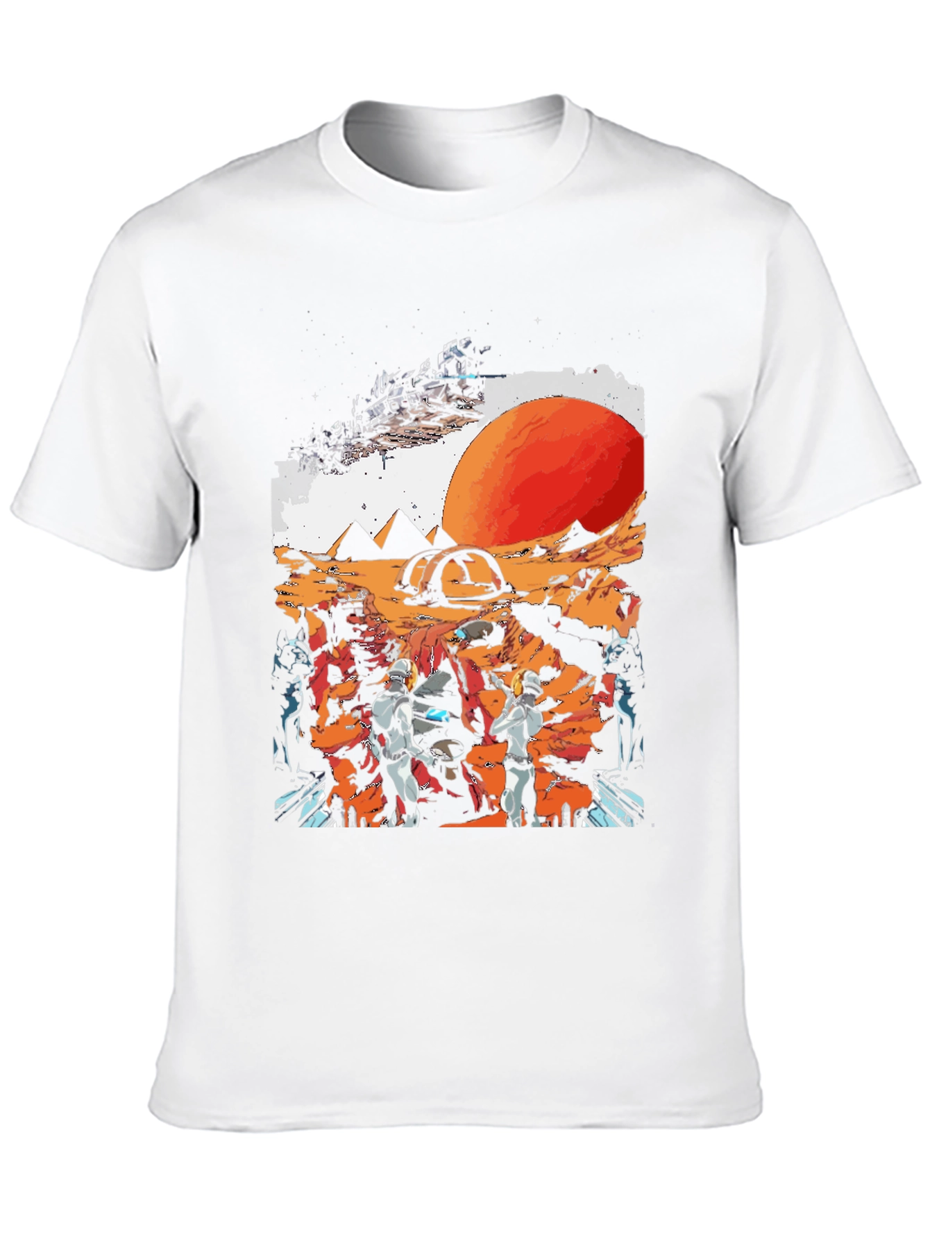 Sci-Fi Martian Adventure Graphic Tee