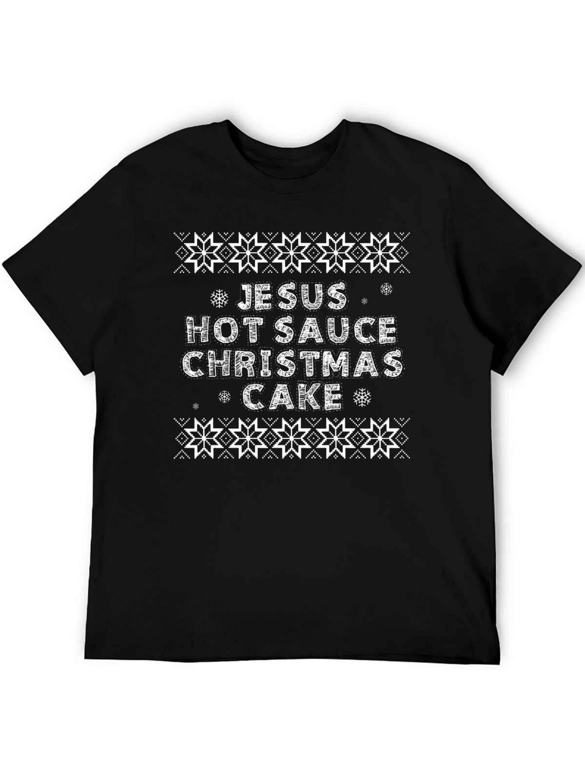 Jesus Hot Sauce Christmas Cake Holiday T-Shirt