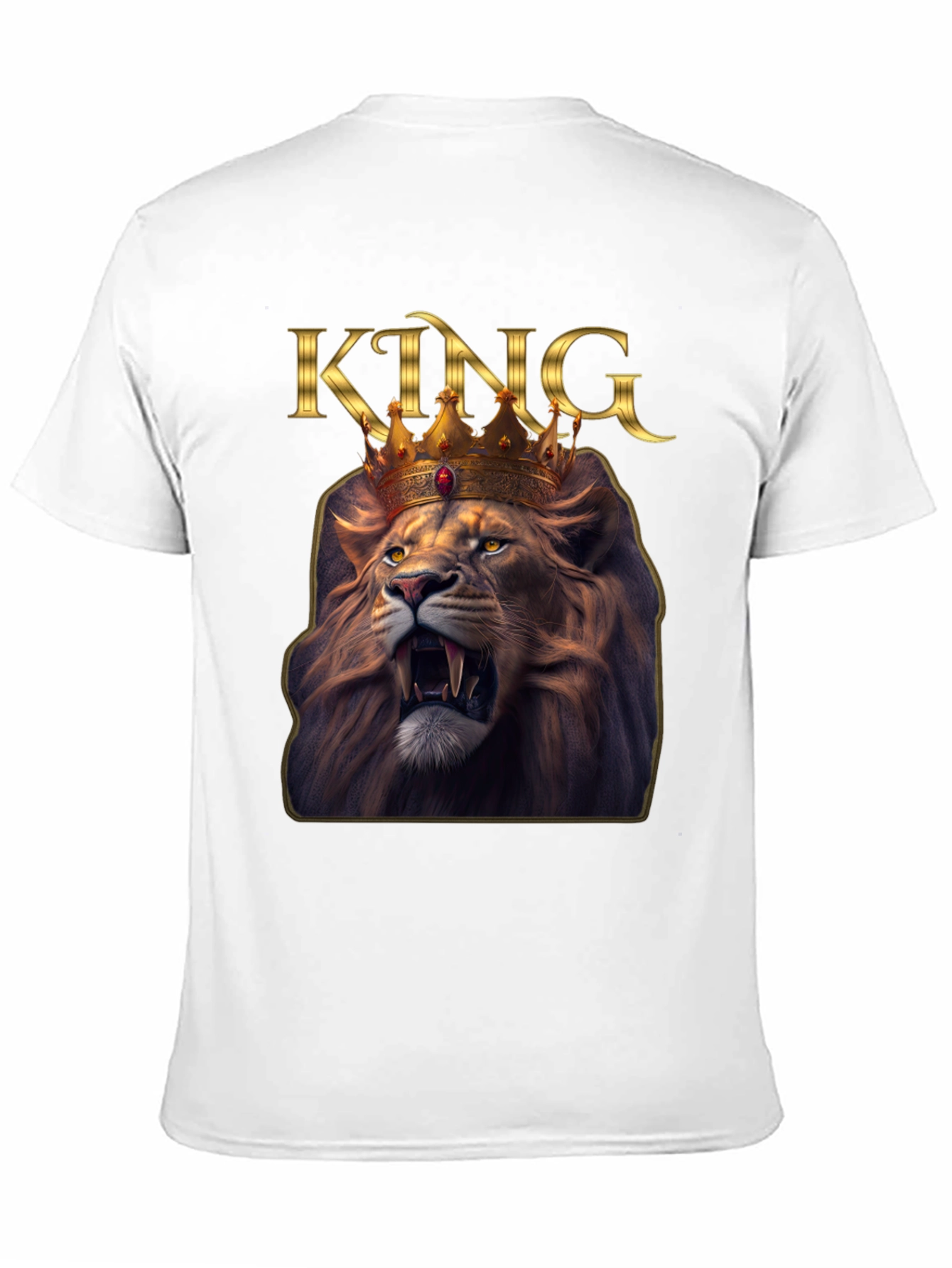 King Lion Graphic Tee - Black T-Shirt
