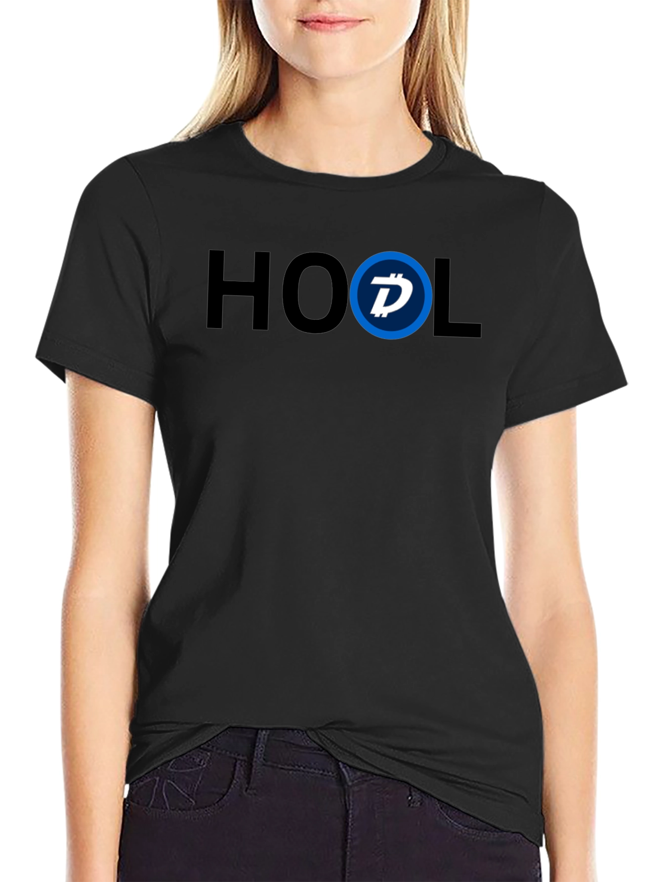 HODL Crypto Tee - Blue Accent