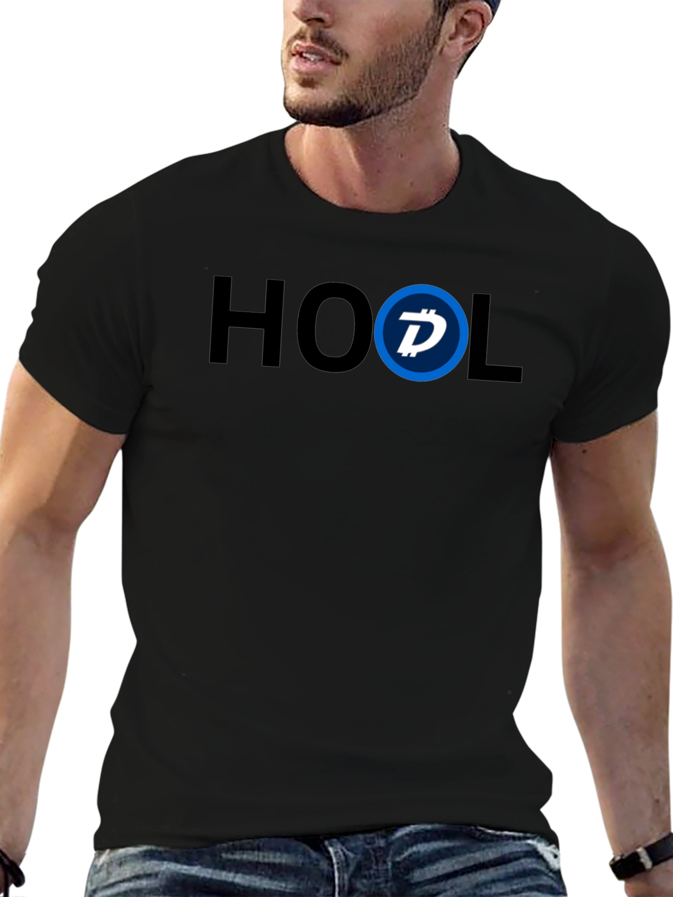 HODL Crypto Tee - Blue Accent