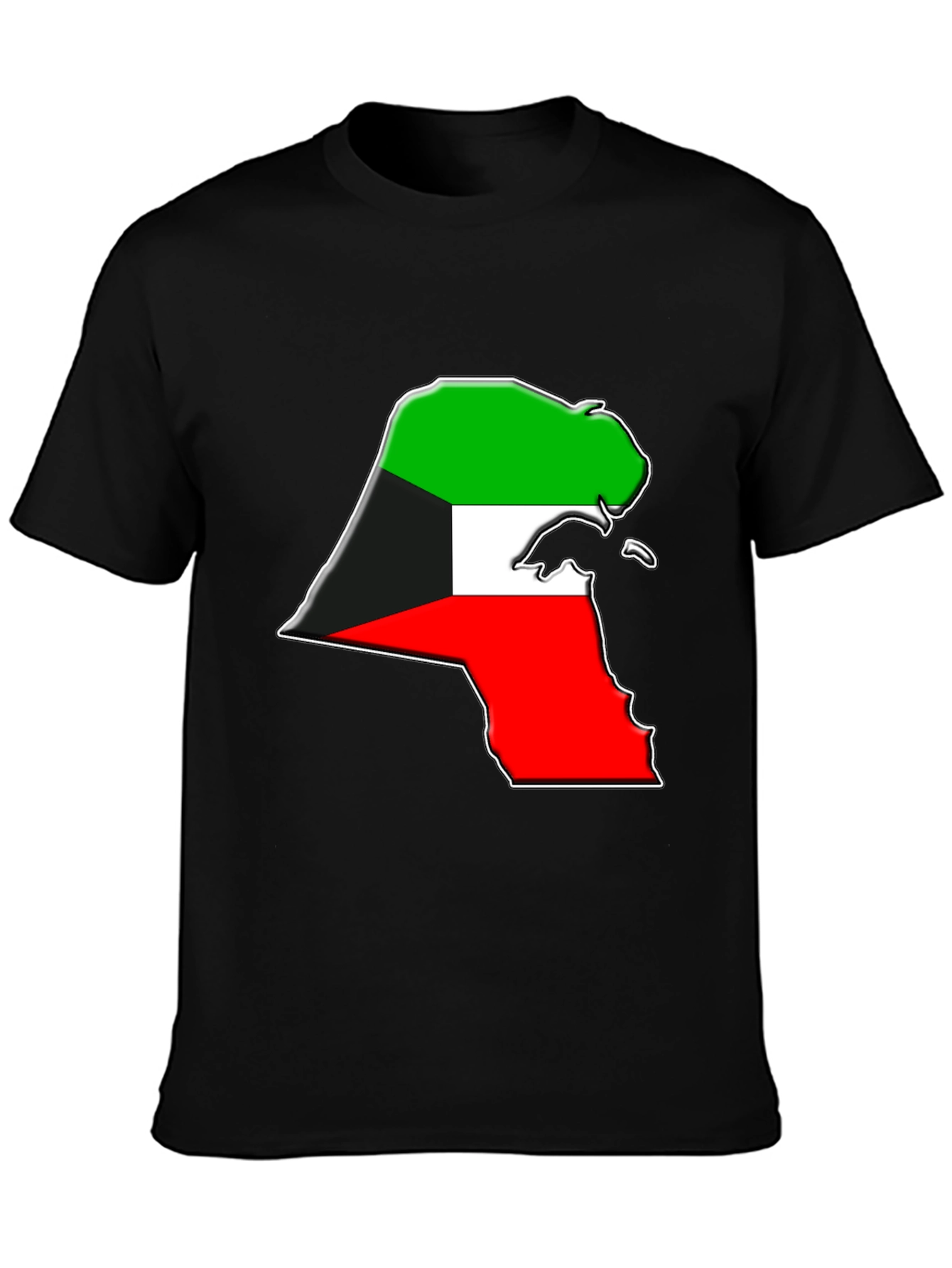 Kuwait Flag Map T-Shirt