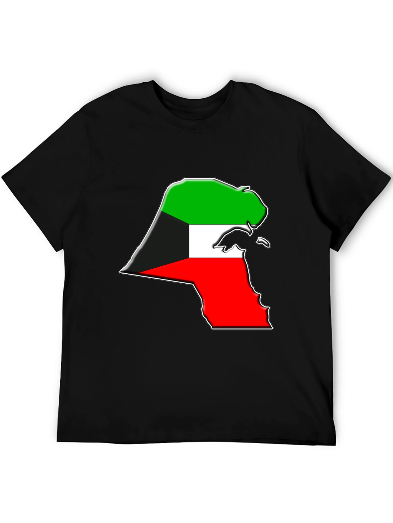Kuwait Flag Map T-Shirt