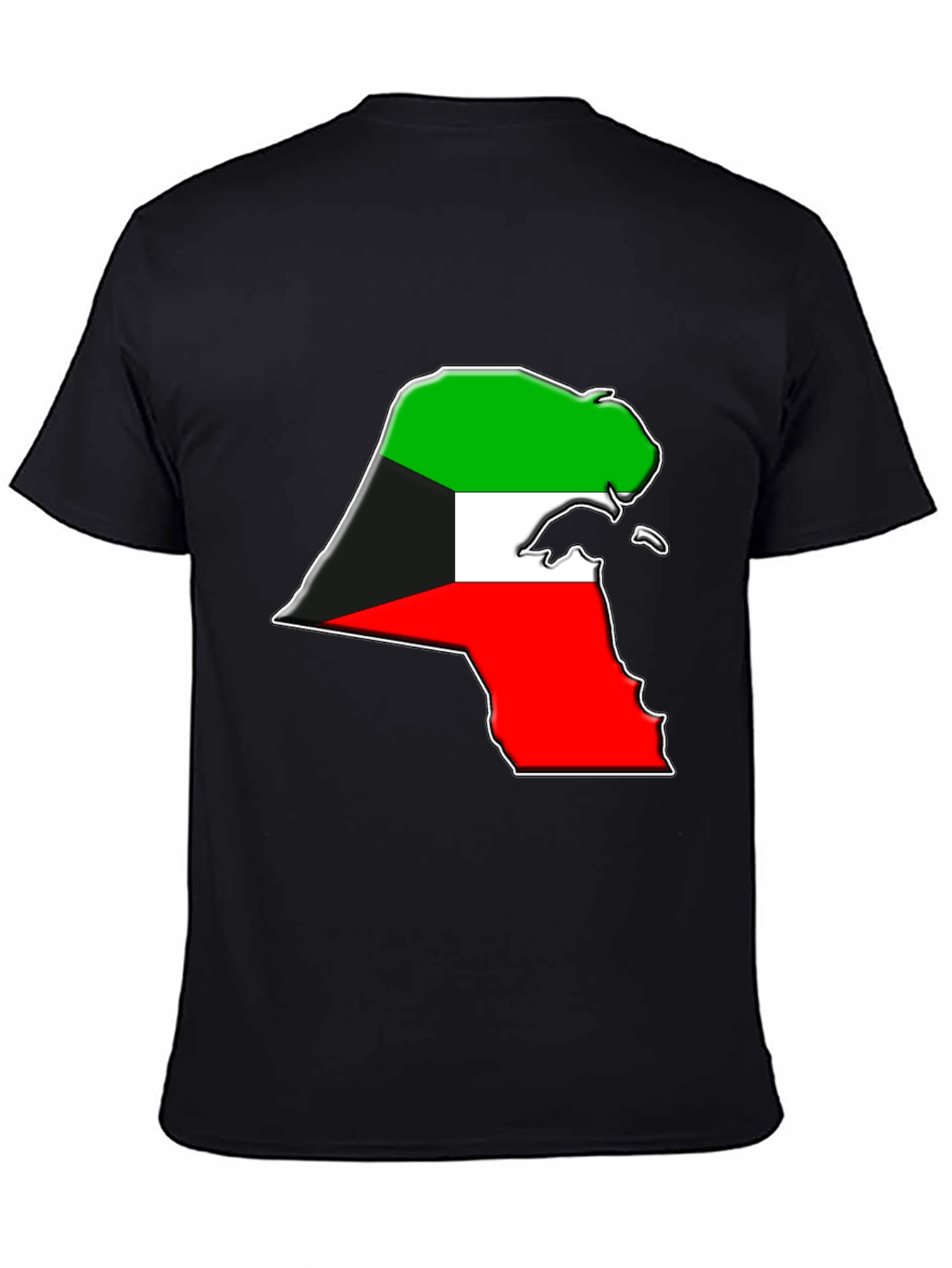 Kuwait Flag Map T-Shirt
