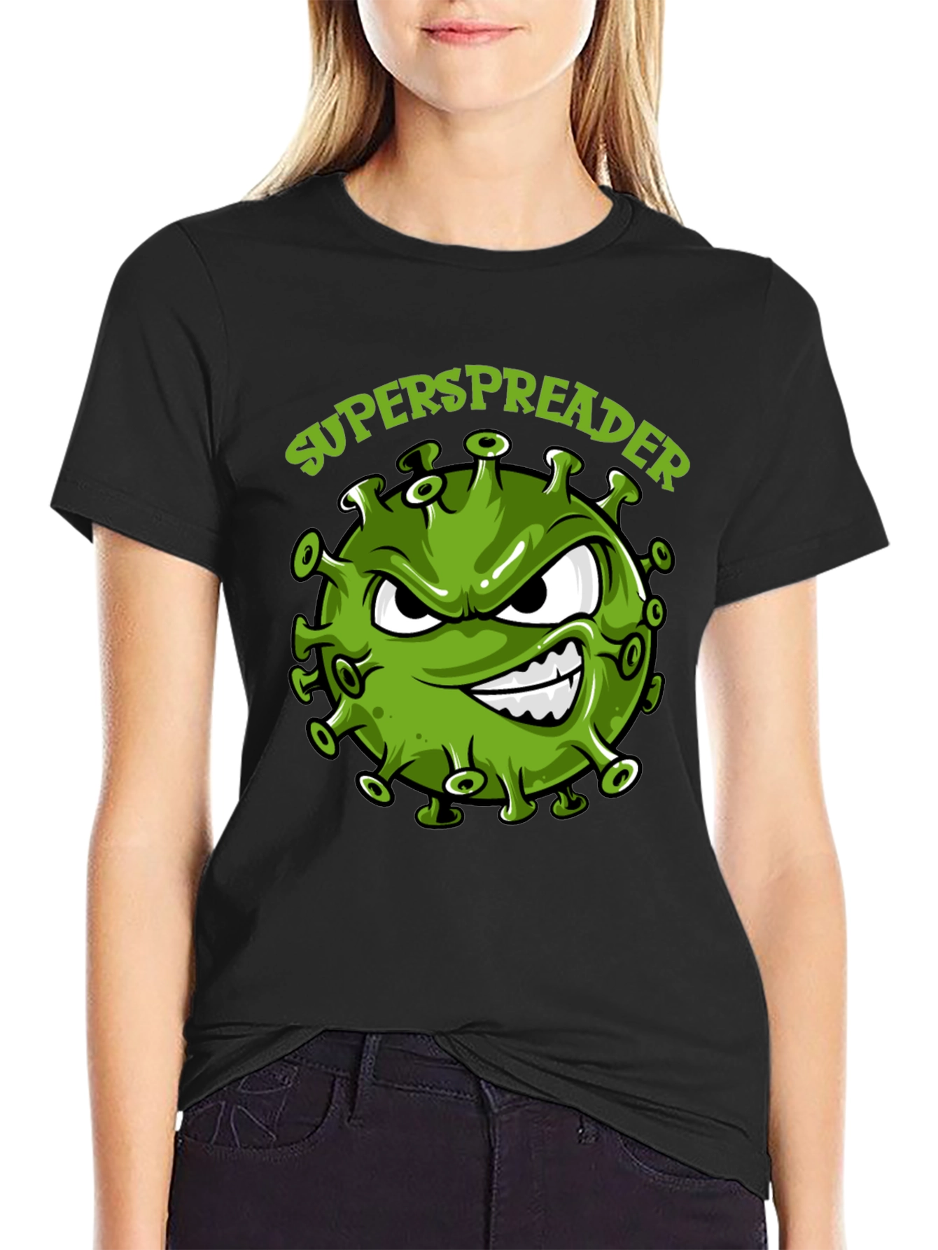 Superspreader Graphic Tee - Funny Virus Design T-Shirt