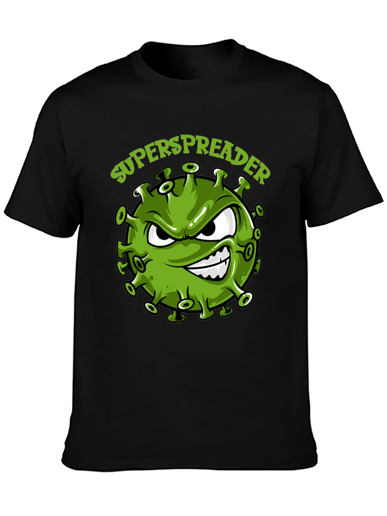 Superspreader Graphic Tee - Funny Virus Design T-Shirt