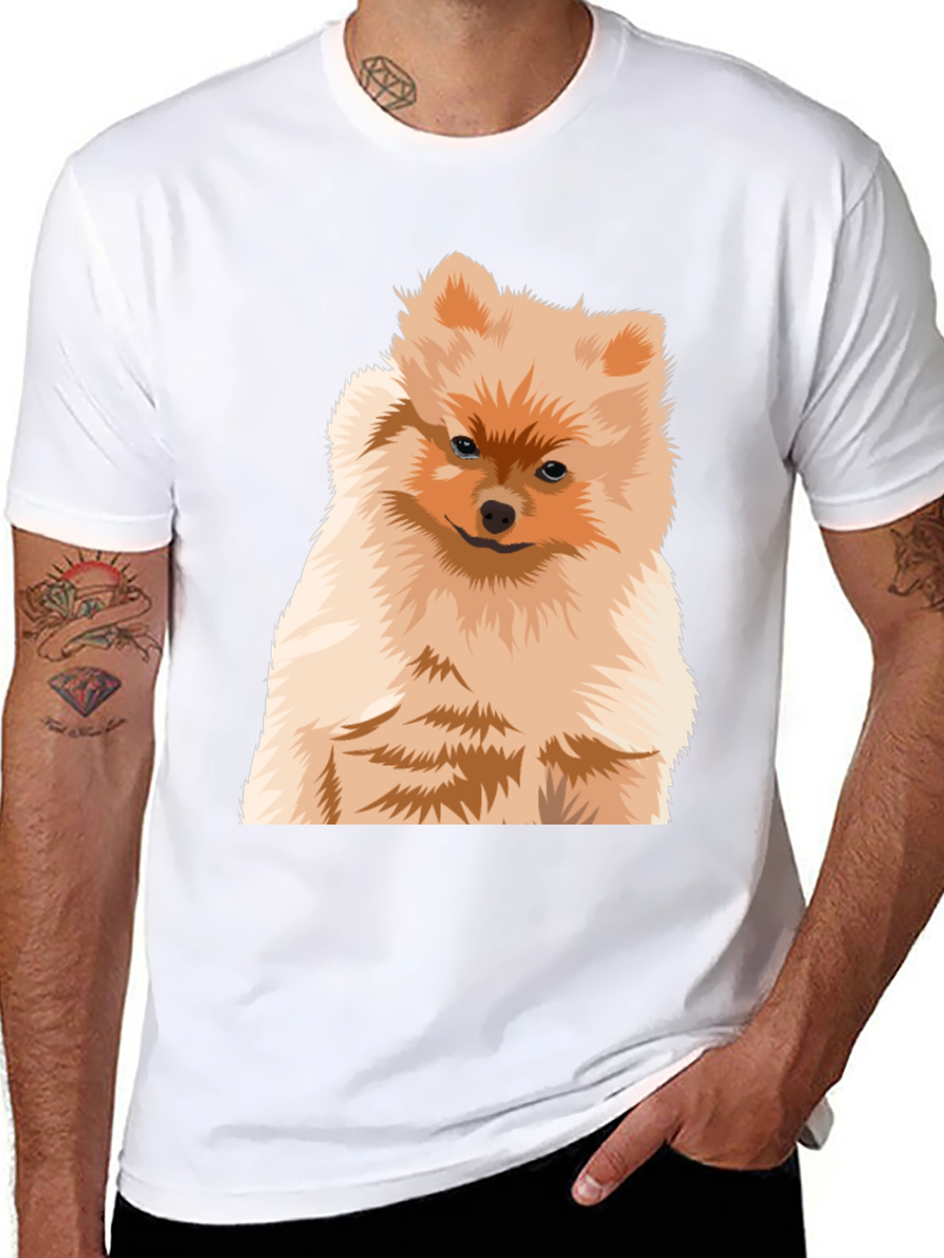 Pomeranian Dog Graphic Tee - Unisex
