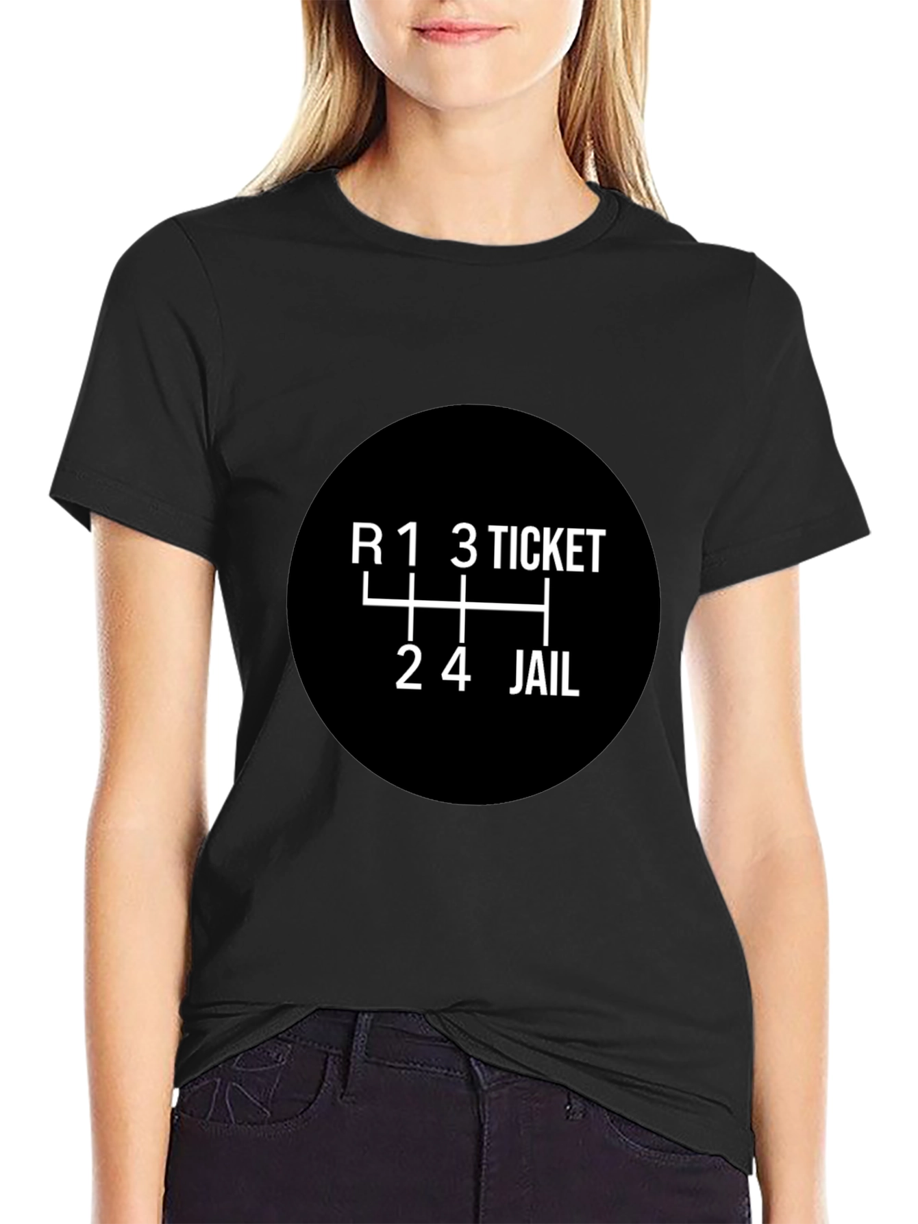 Funny Car Enthusiast T-Shirt - Shift to Jail!