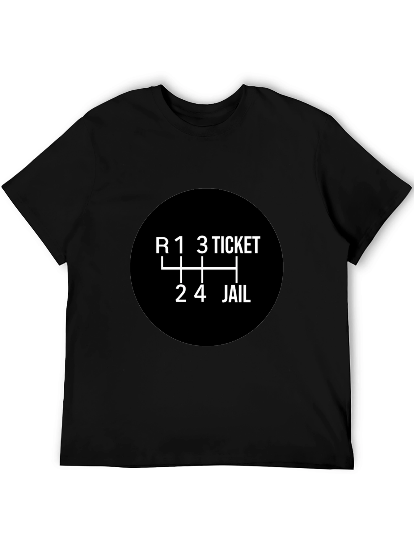 Funny Car Enthusiast T-Shirt - Shift to Jail!