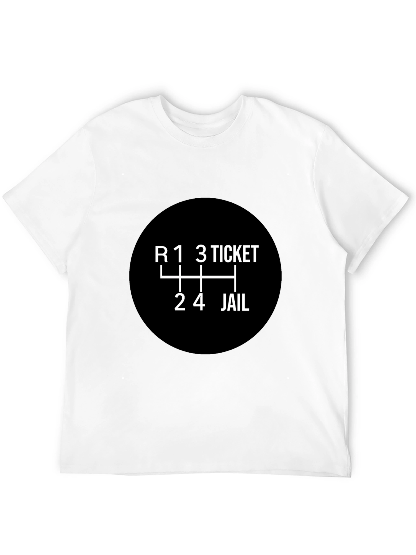 Funny Car Enthusiast T-Shirt - Shift to Jail!