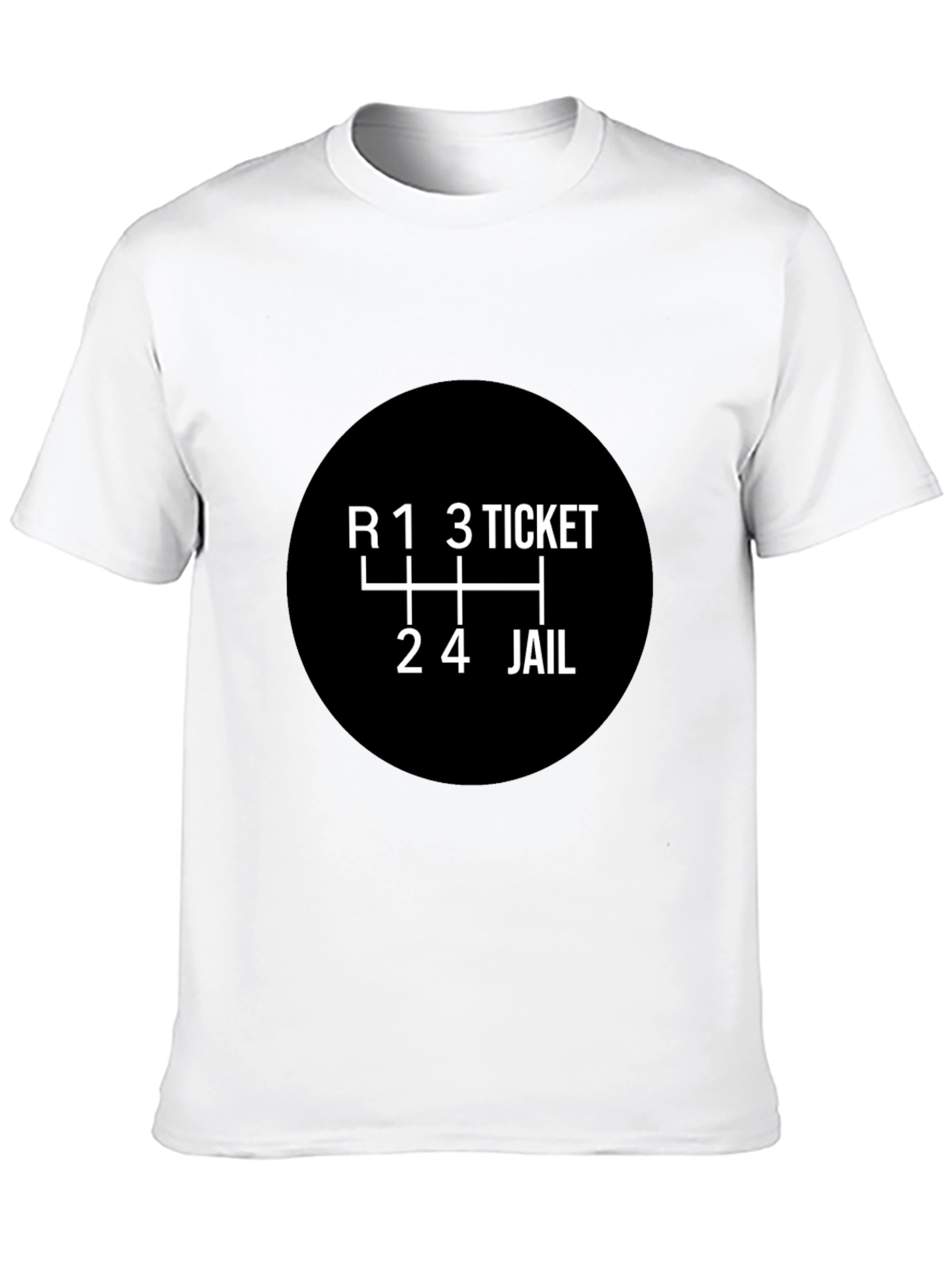 Funny Car Enthusiast T-Shirt - Shift to Jail!