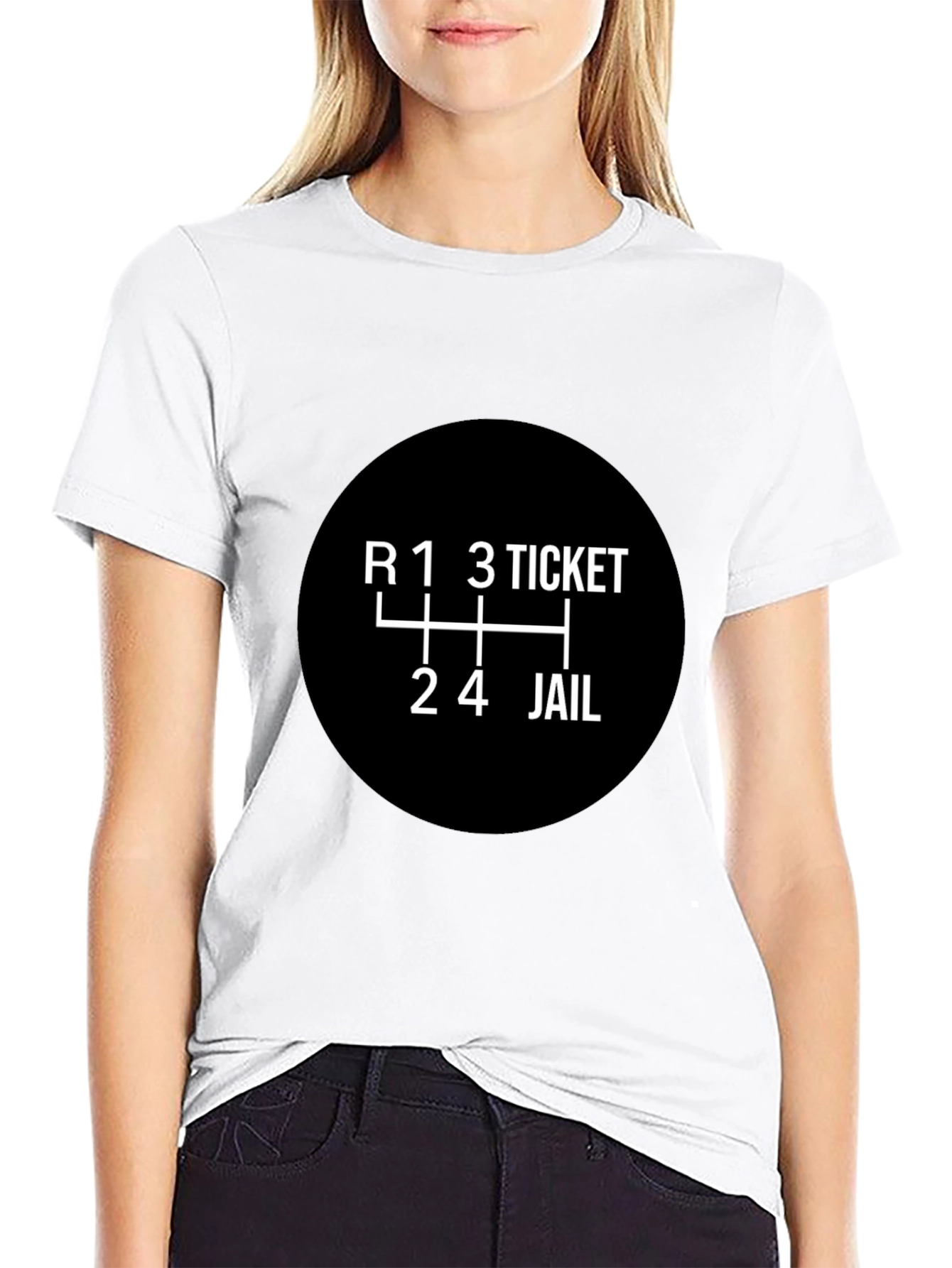 Funny Car Enthusiast T-Shirt - Shift to Jail!