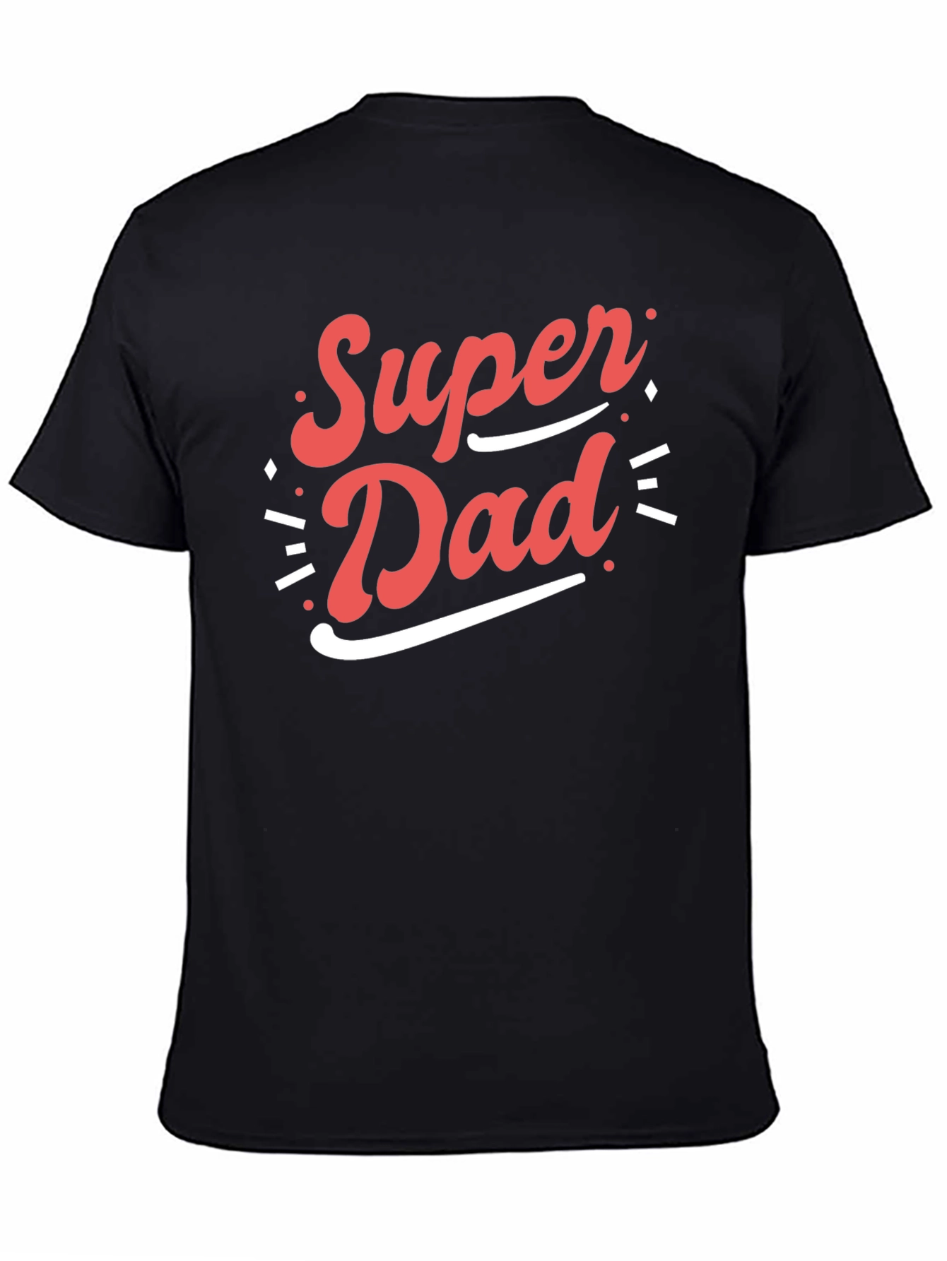 Super Dad T-Shirt - Black Cotton Tee