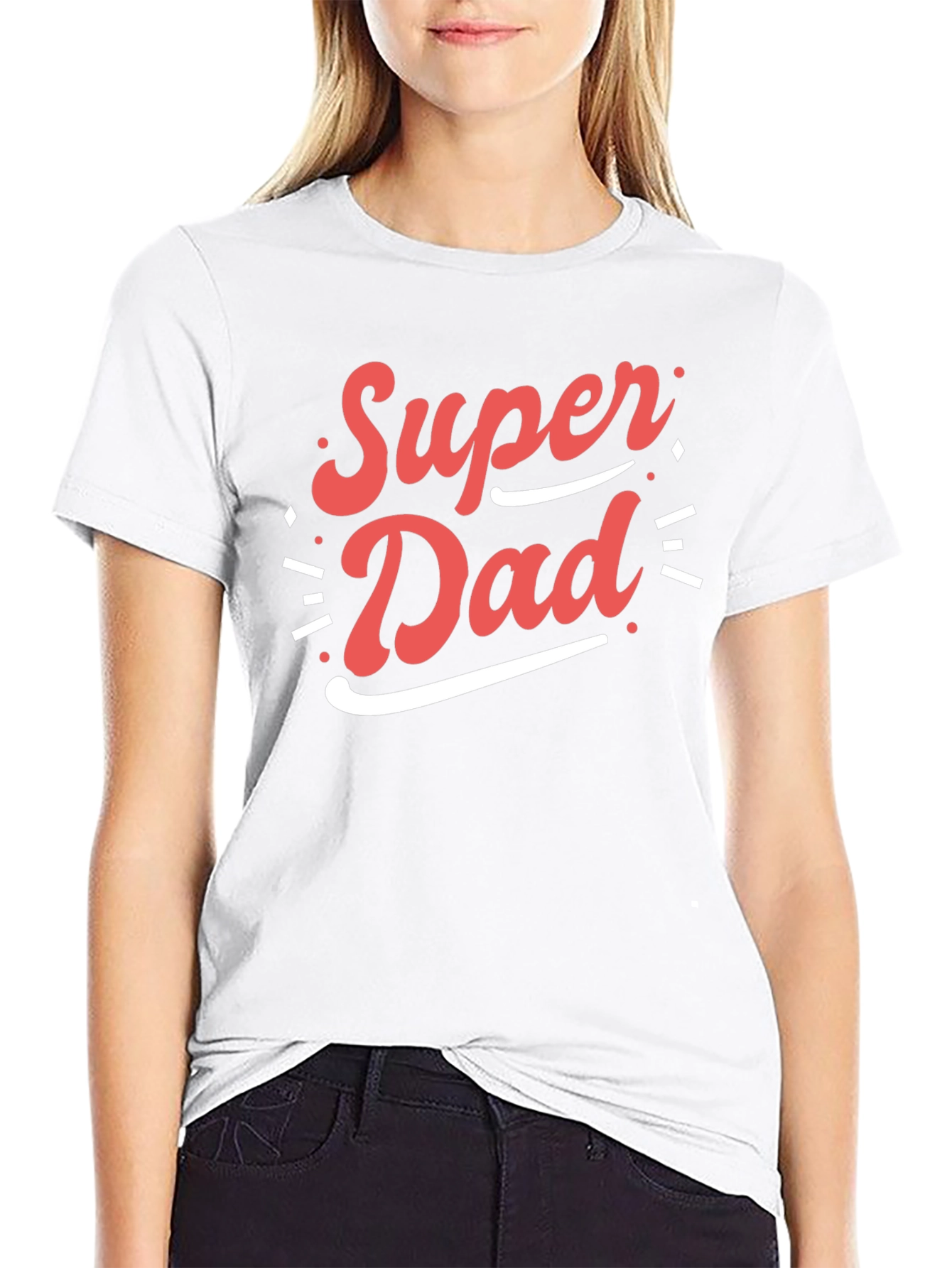 Super Dad T-Shirt - Black Cotton Tee