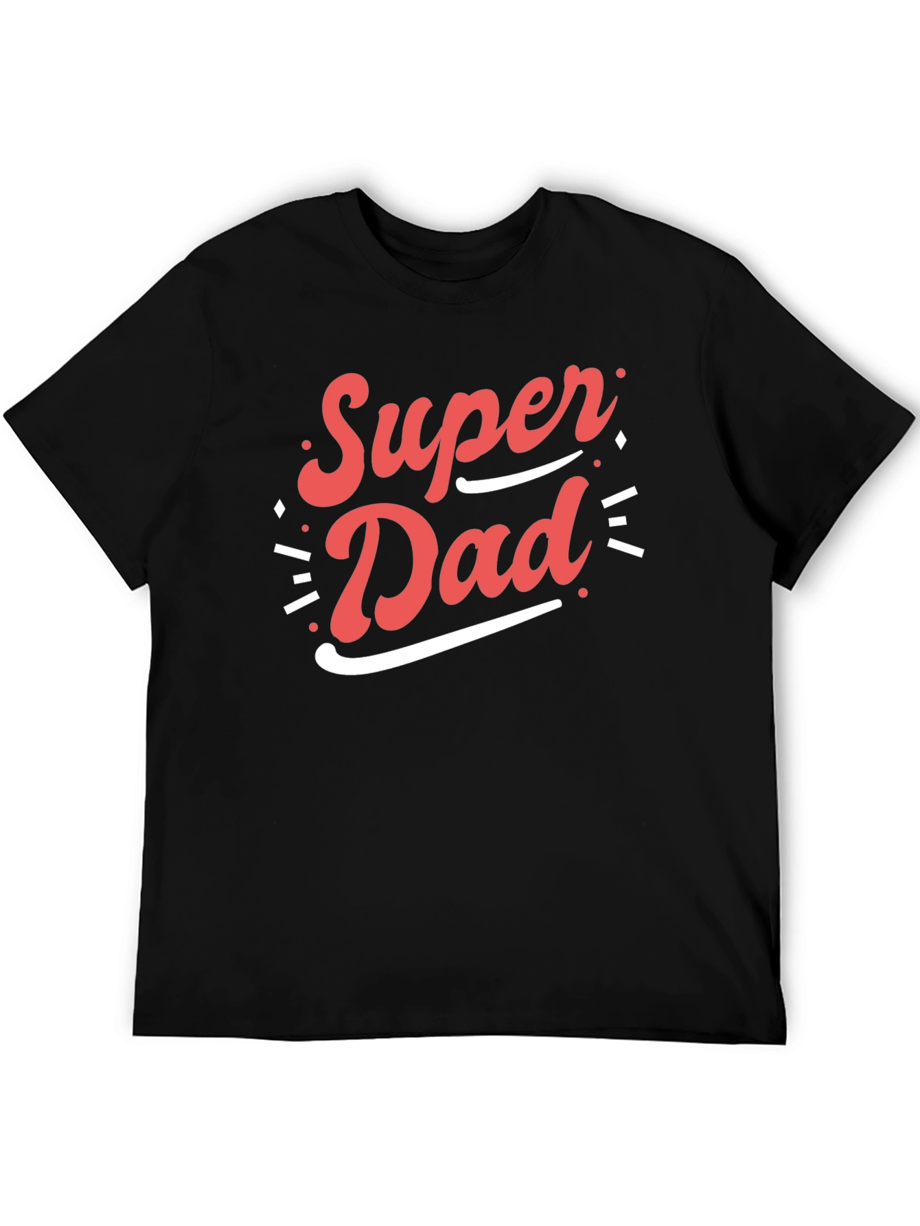 Super Dad T-Shirt - Black Cotton Tee