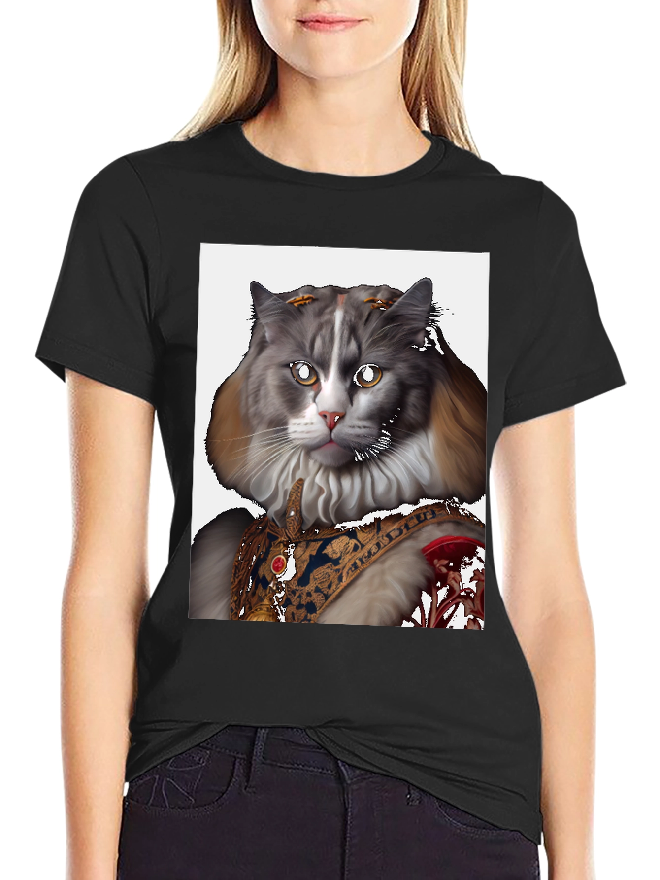 Regal Cat Graphic Tee