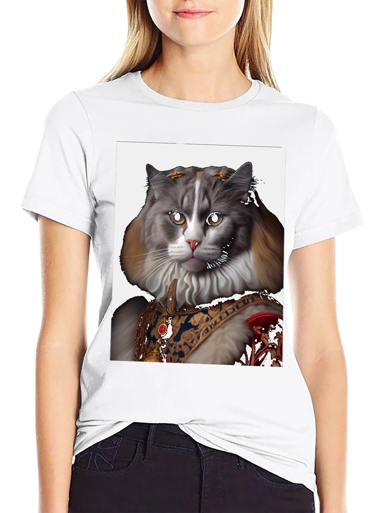 Regal Cat Graphic Tee