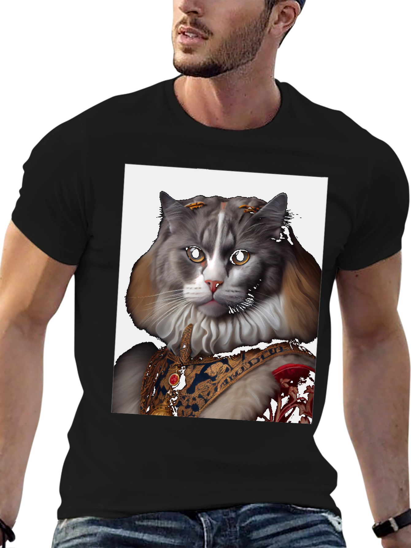 Regal Cat Graphic Tee