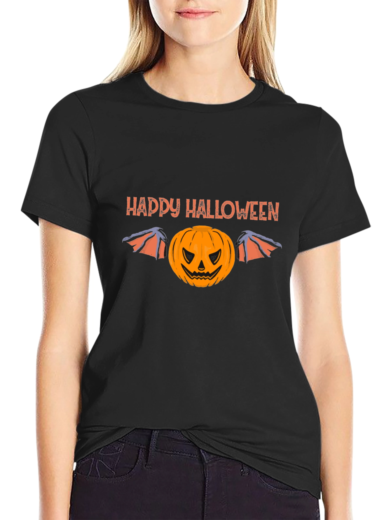 Halloween Pumpkin T-Shirt - Spooky Season Apparel