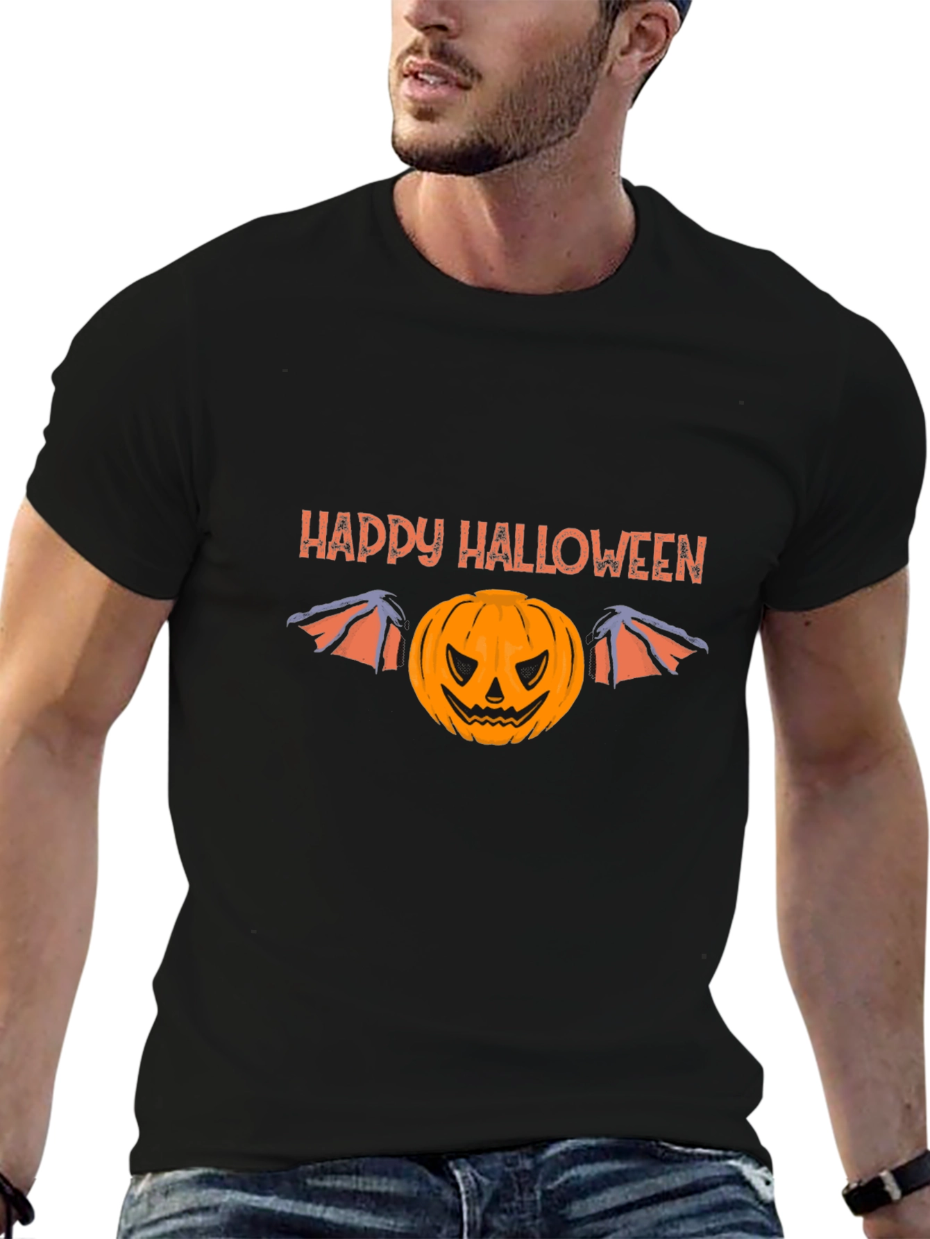 Halloween Pumpkin T-Shirt - Spooky Season Apparel
