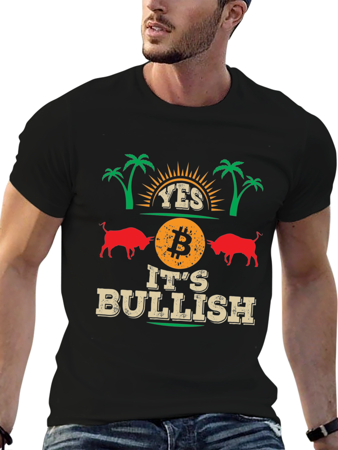 Bitcoin Bullish T-Shirt - Crypto Investor Tee