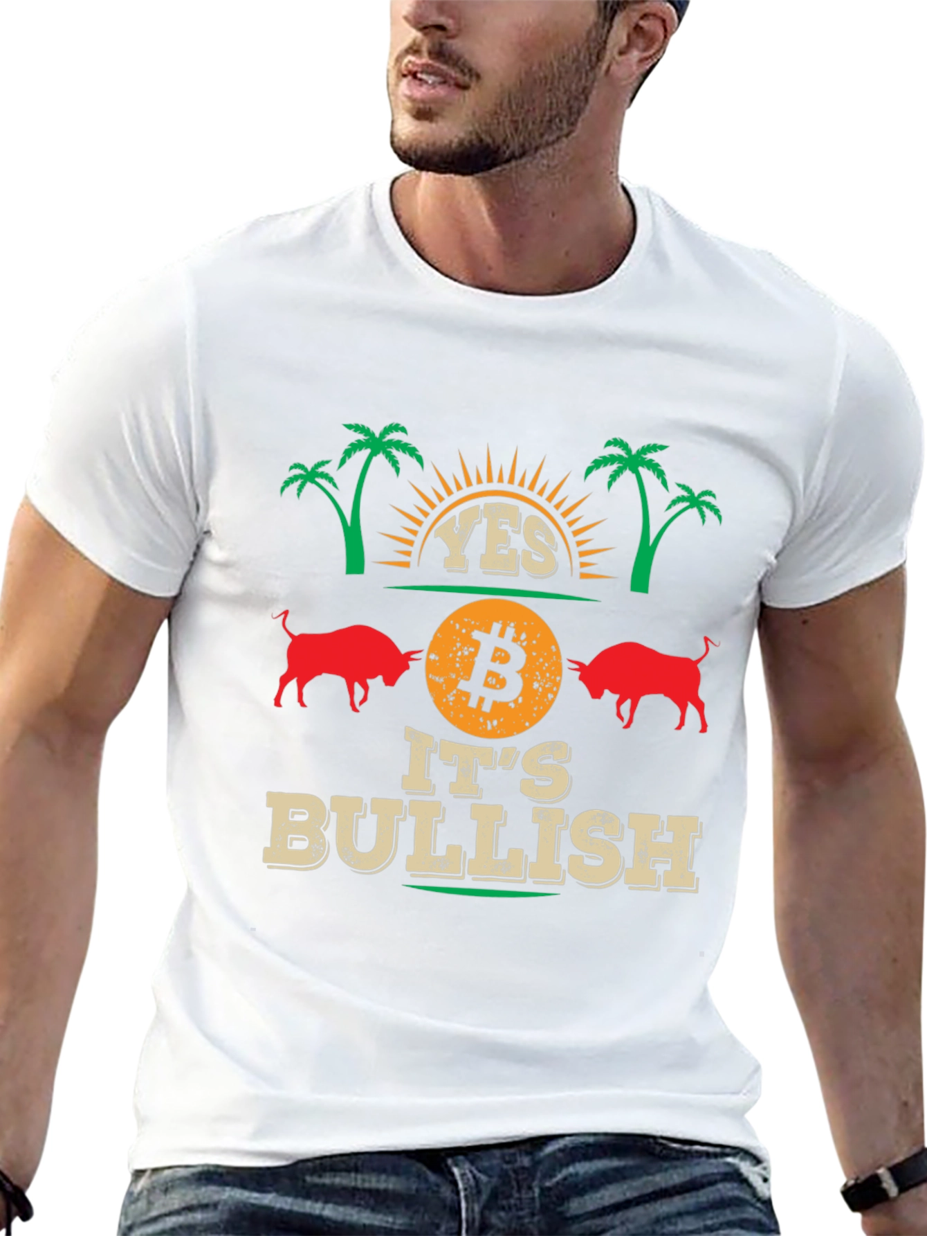 Bitcoin Bullish T-Shirt - Crypto Investor Tee