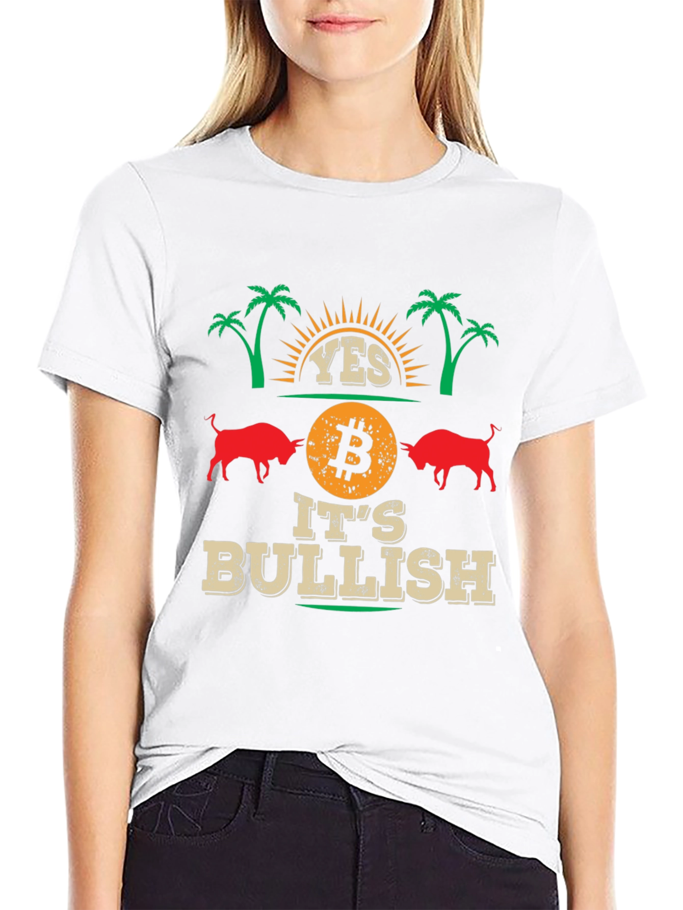 Bitcoin Bullish T-Shirt - Crypto Investor Tee