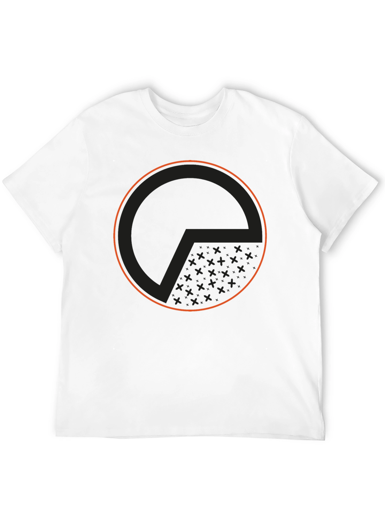 Geometric Circle Graphic Tee - Modern Design T-Shirt