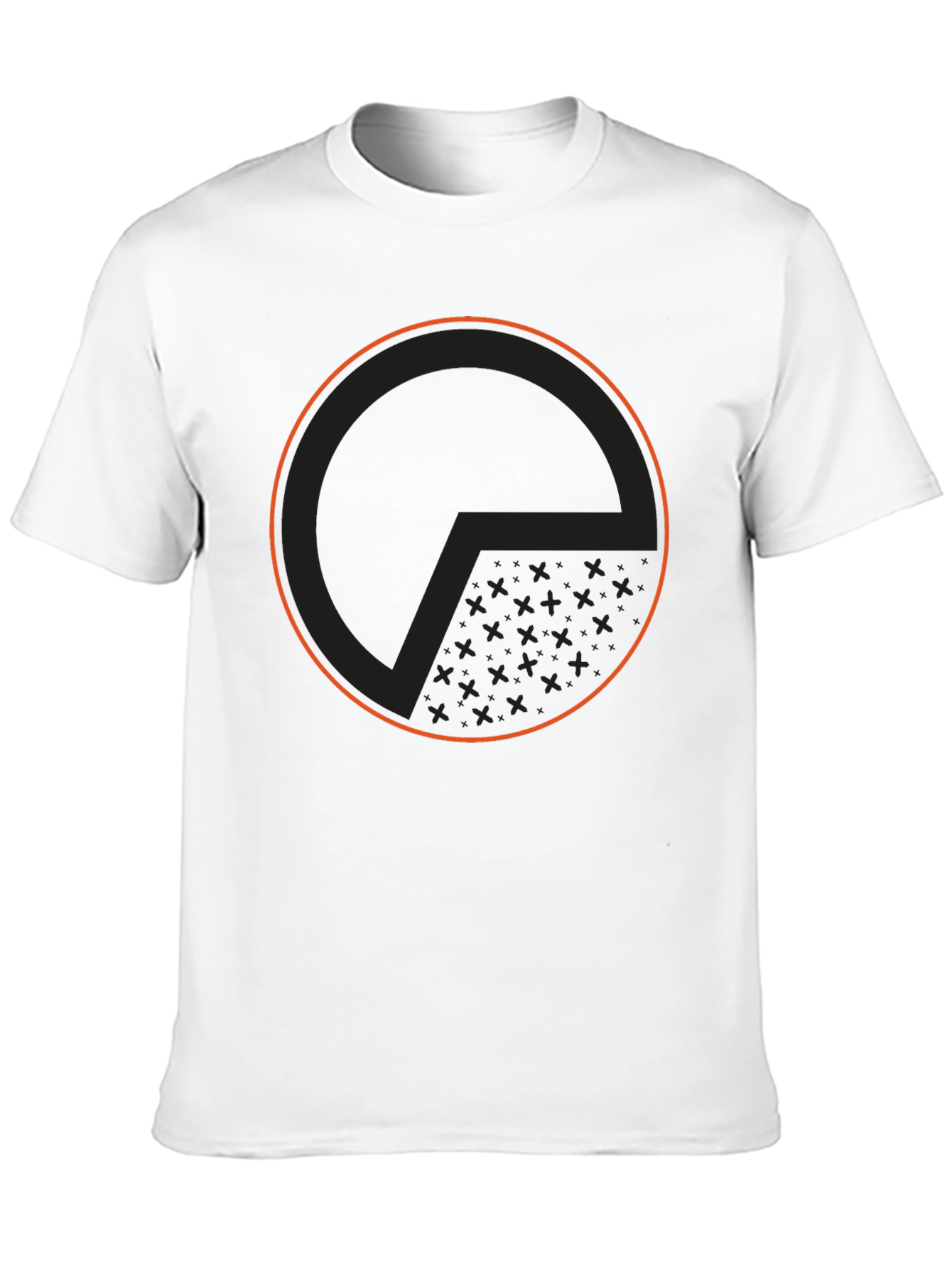 Geometric Circle Graphic Tee - Modern Design T-Shirt