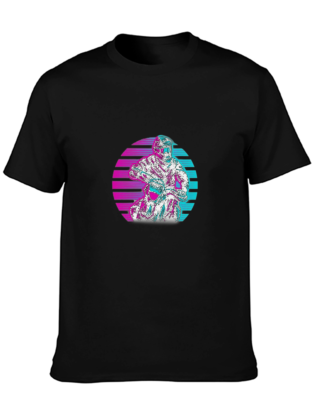 Retro Motocross T-Shirt - Black Cotton Tee