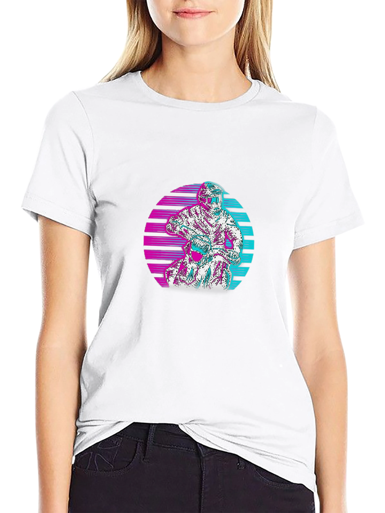 Retro Motocross T-Shirt - Black Cotton Tee