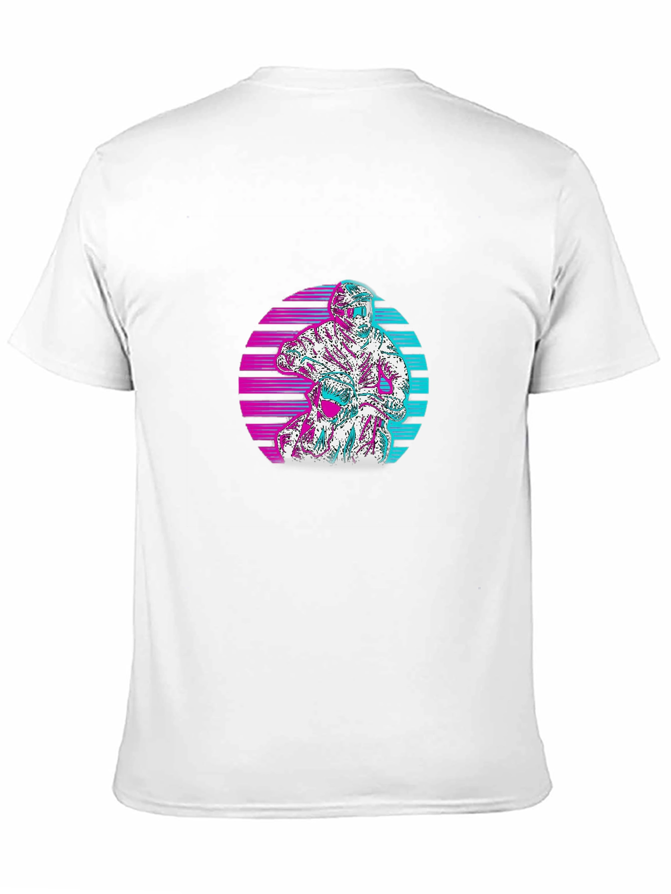Retro Motocross T-Shirt - Black Cotton Tee