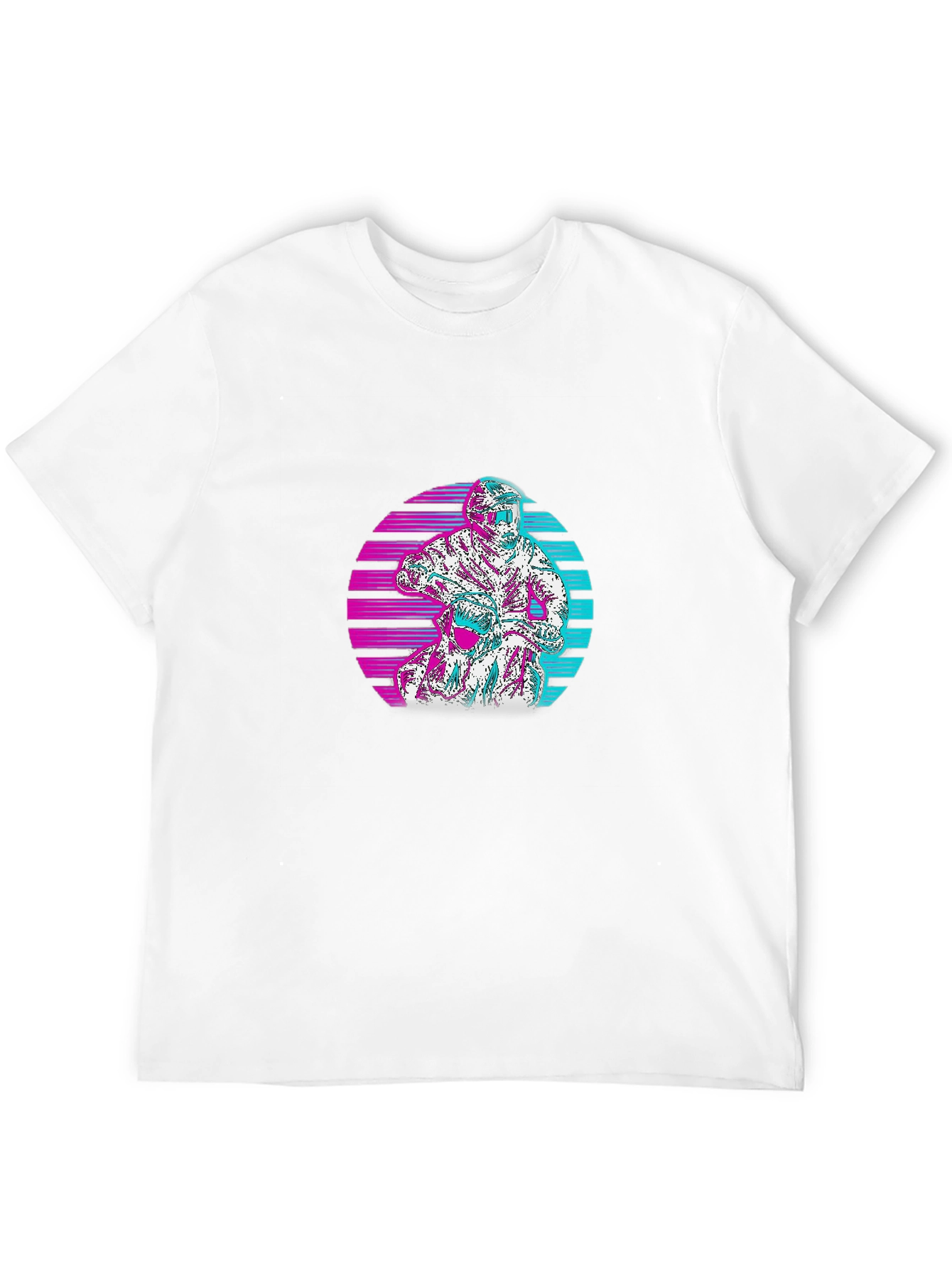 Retro Motocross T-Shirt - Black Cotton Tee